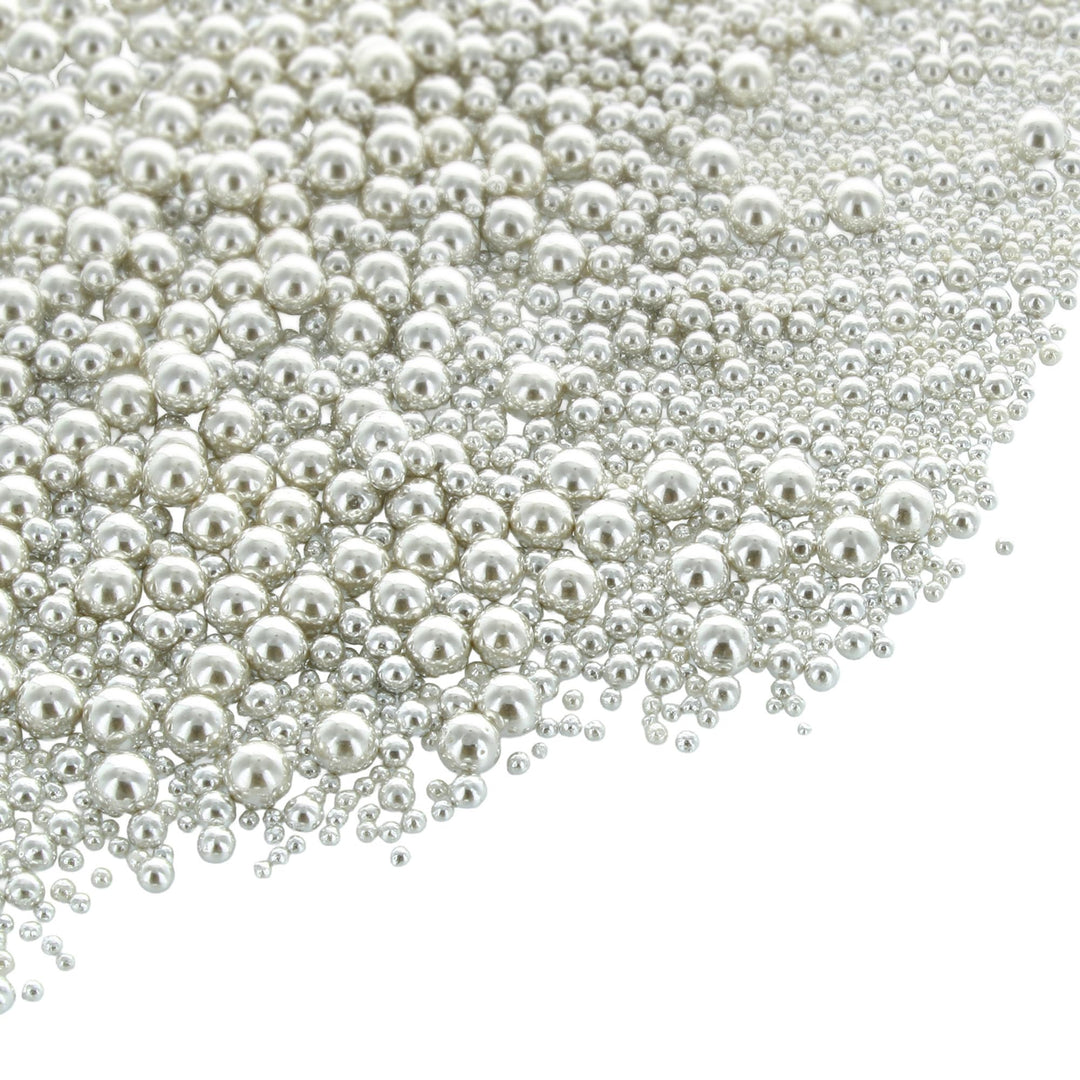 Baked with Love - Silver Pearl Sprinkles 100g | Edible Cake Decorations