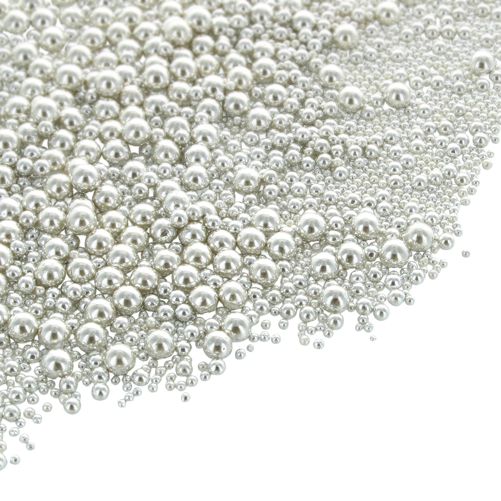 Mit Liebe gebacken – Silberperlen-Streusel 100 g | Essbare Kuchendekorationen 6