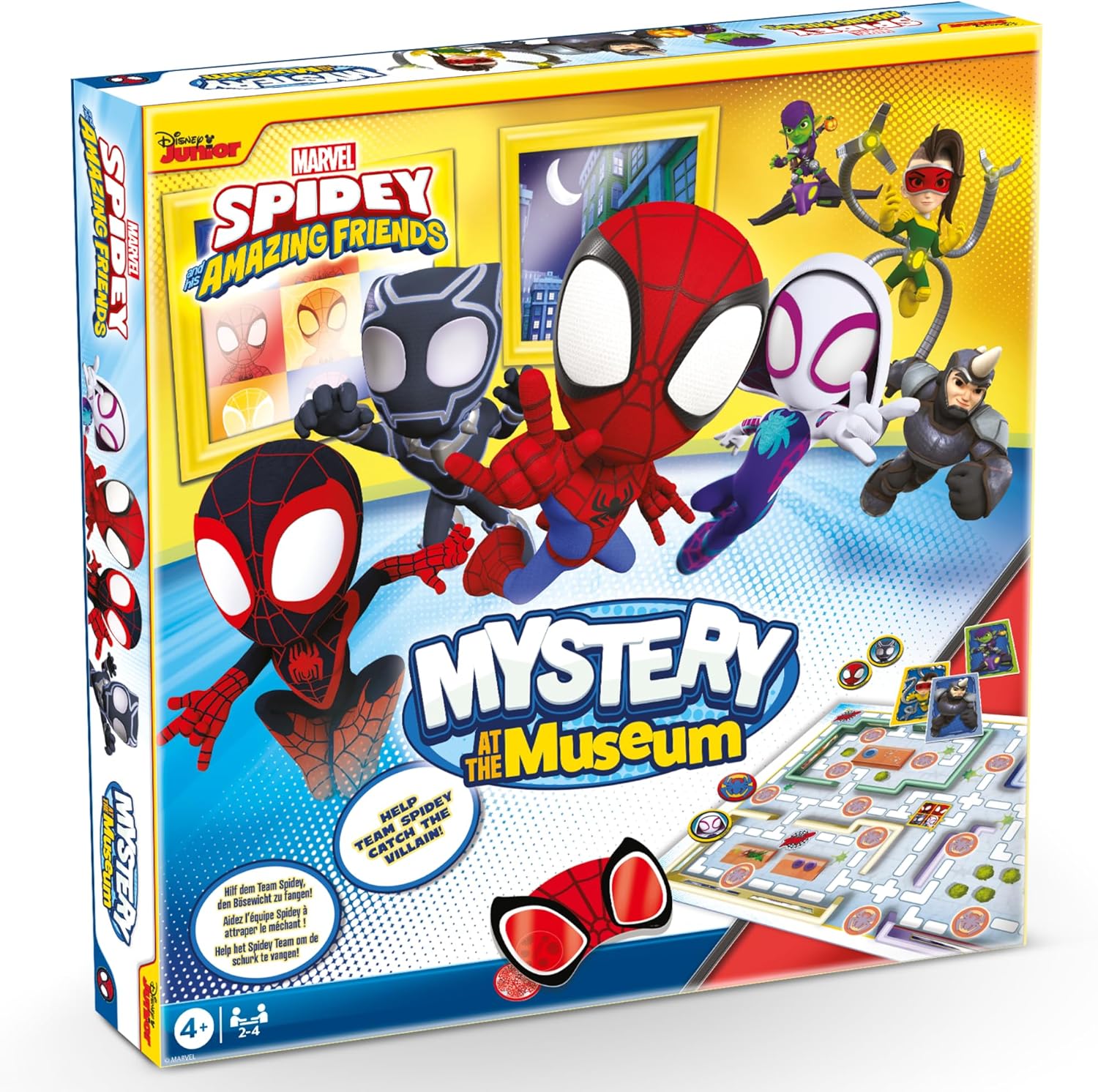 Disney Spidey and Friends Mystery at the Museum Board Game 1