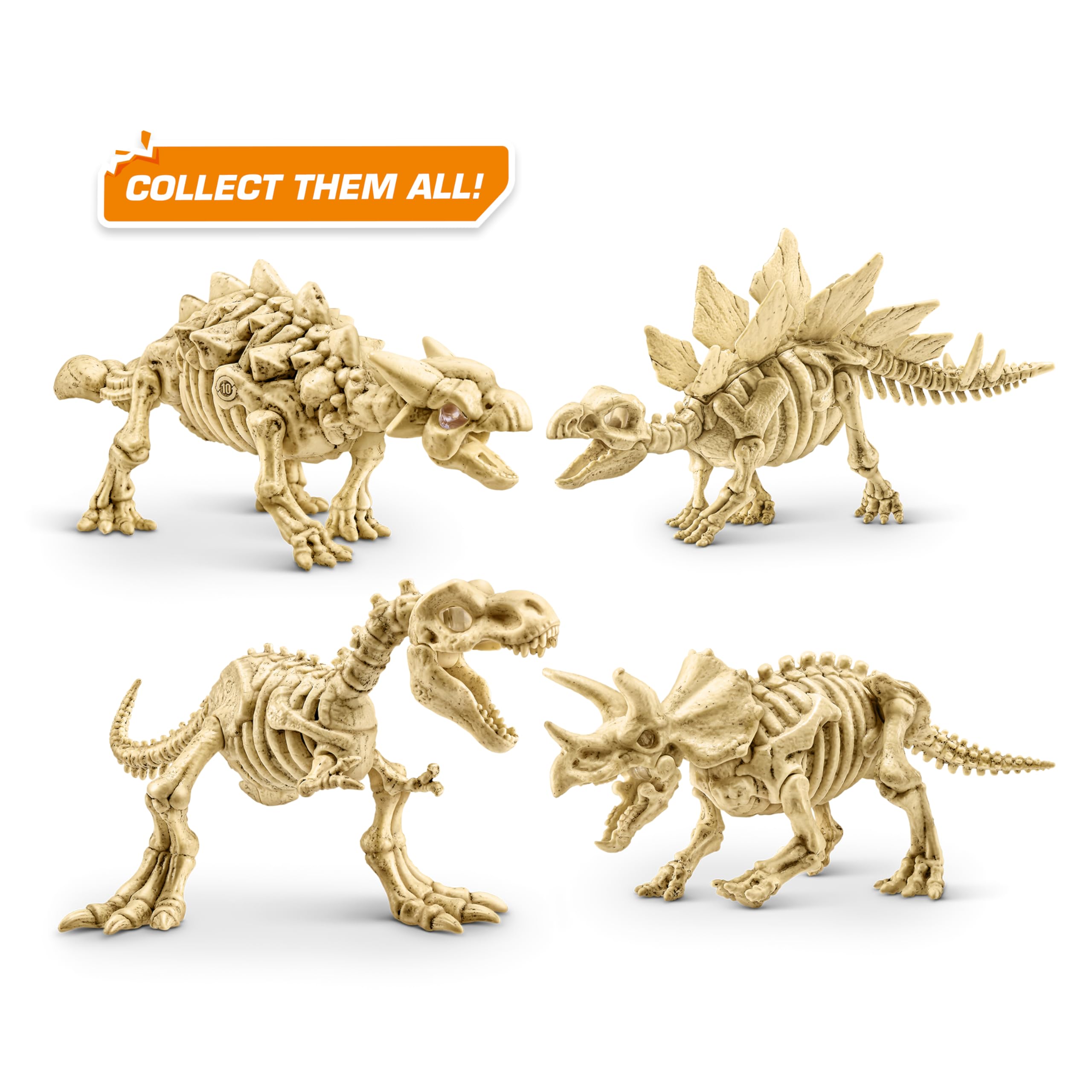 Robo Alive Fossil Find Amber Adventure T-REX Dinosaur Dig Kit | 20+ Surprises | Ages 6+