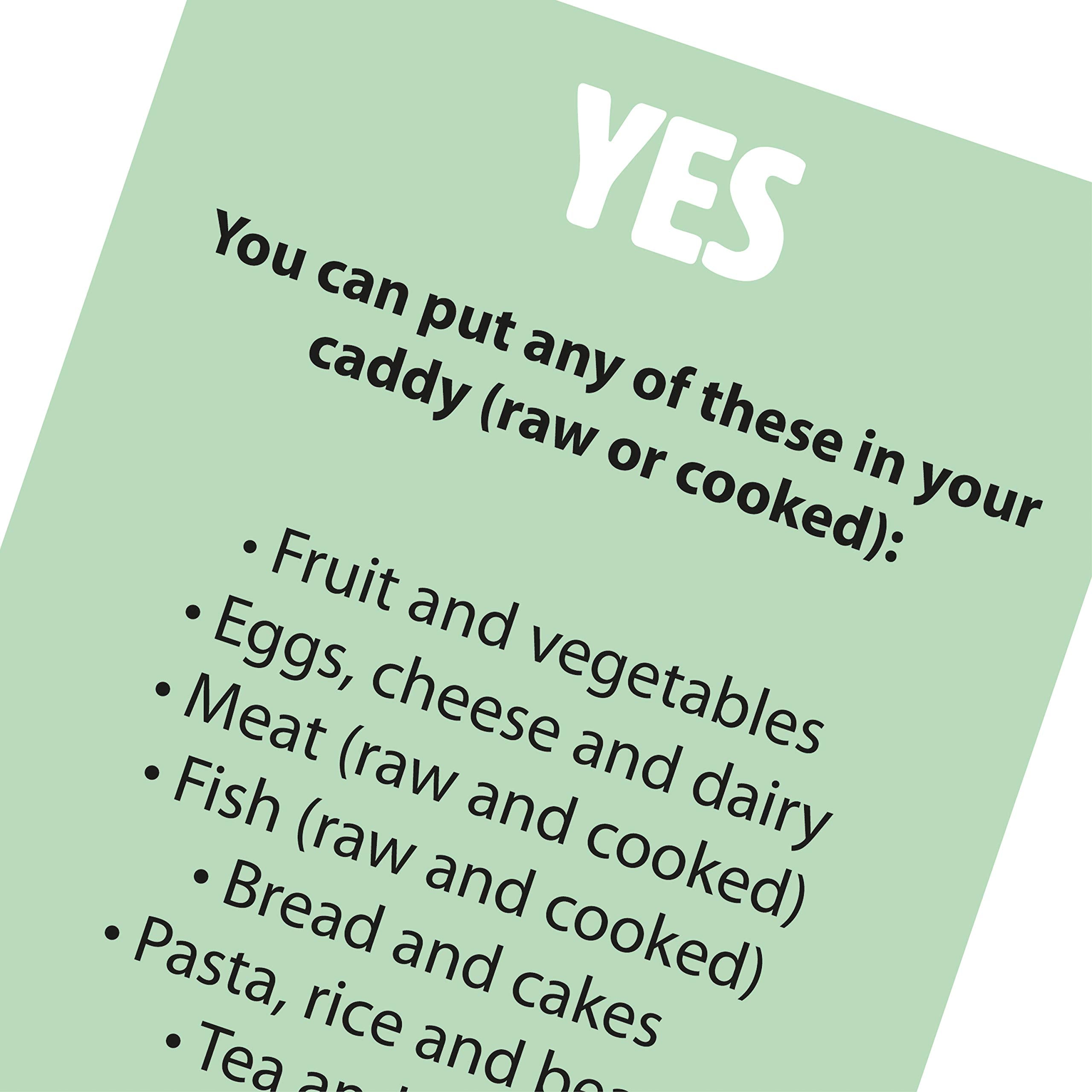 All-Green 140L Compostable Wheelie Bin Liners - 10 Bags with Composting Guide 4