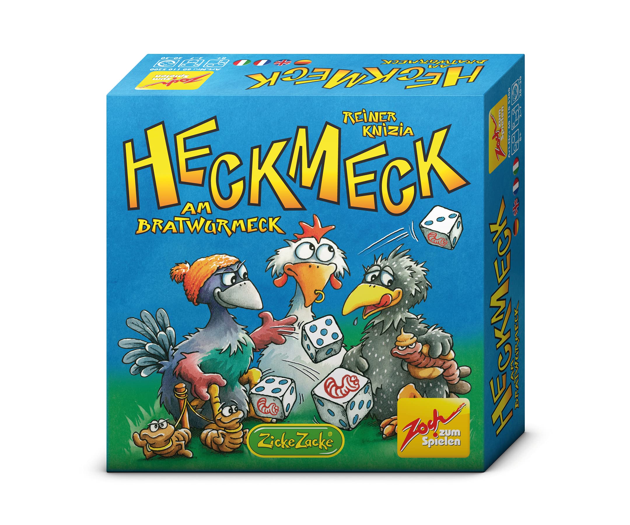 Zoch Heckmeck Am Bratwurmeck Board Game - Action & Reflex Game | 2-7 Players | Ages 8+