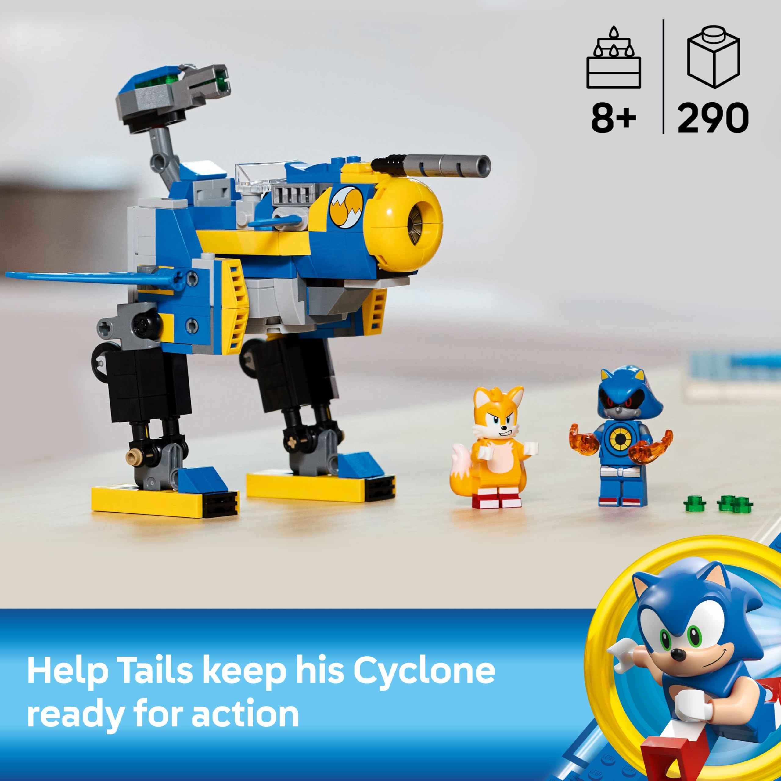 LEGO Sonic the Hedgehog Cyclone vs. Metal Sonic Building Set 77002 | Ages 8+ 2