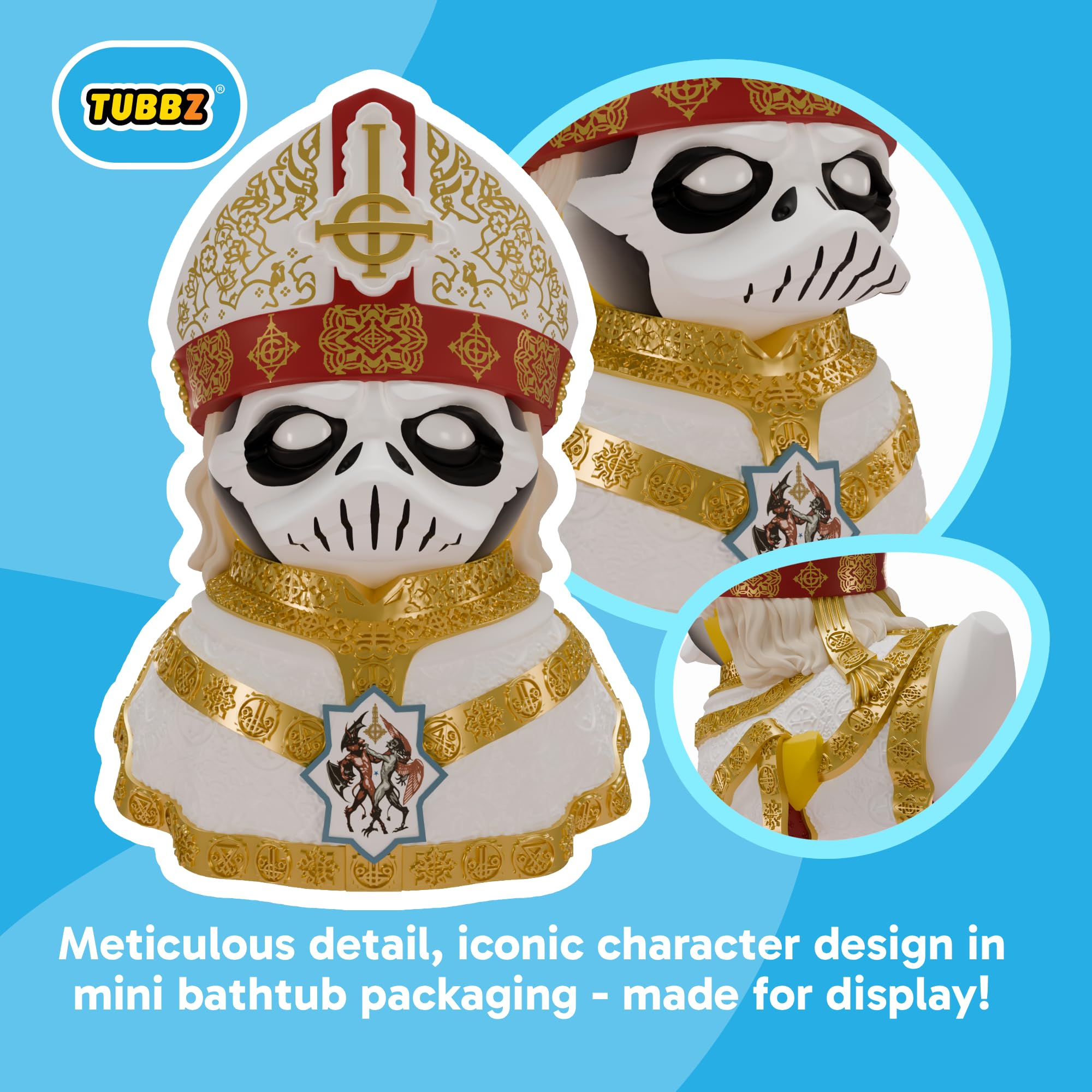 TUBBZ Mini Ghost - Papa Nihil Cosplaying Rubber Duck Vinyl Figure | Approx 5cm Tall 2