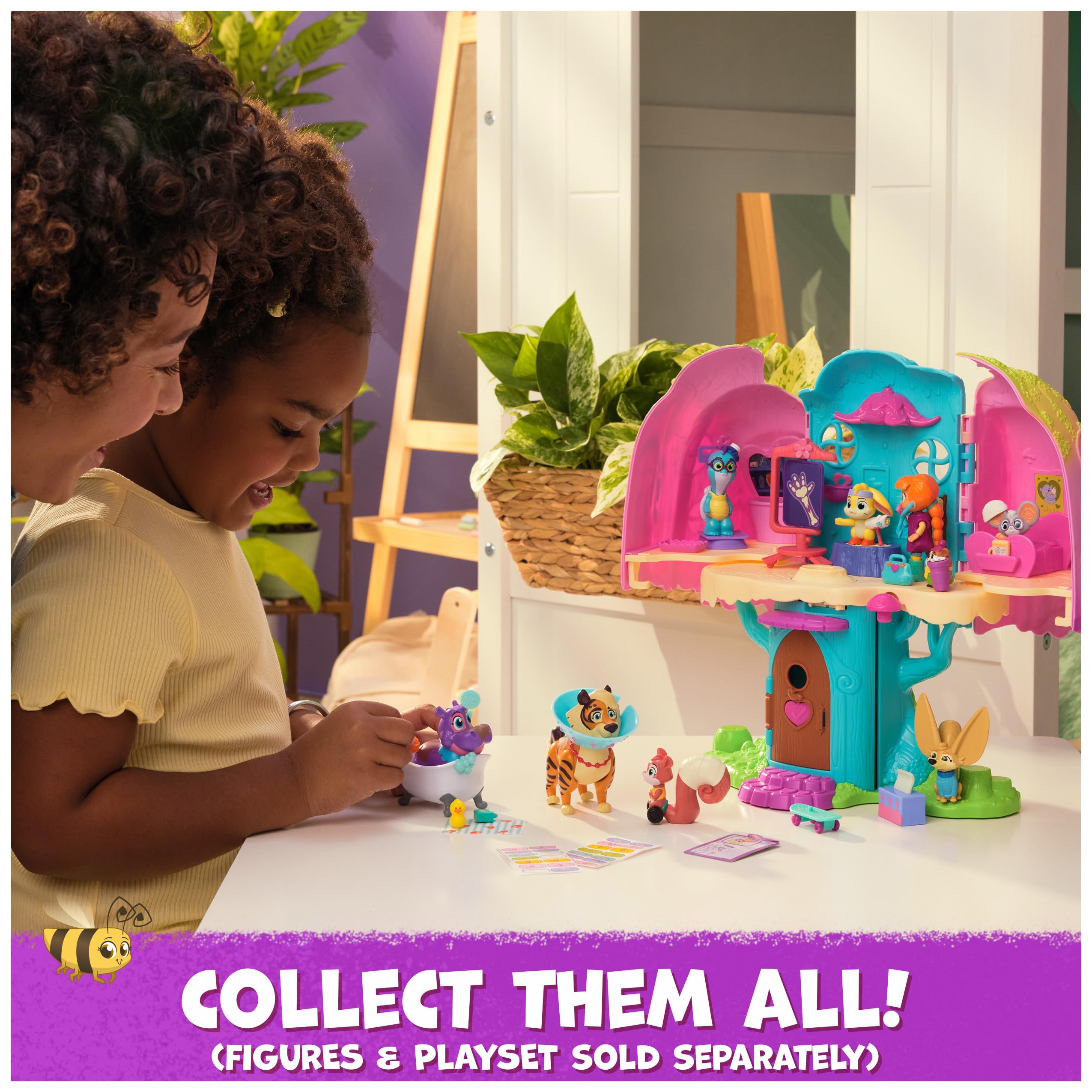 Vida the Vet Check Up & Care Friendship Pack - 5 Action Figures with Stethoscope & Accessories for Kids 3+ 7