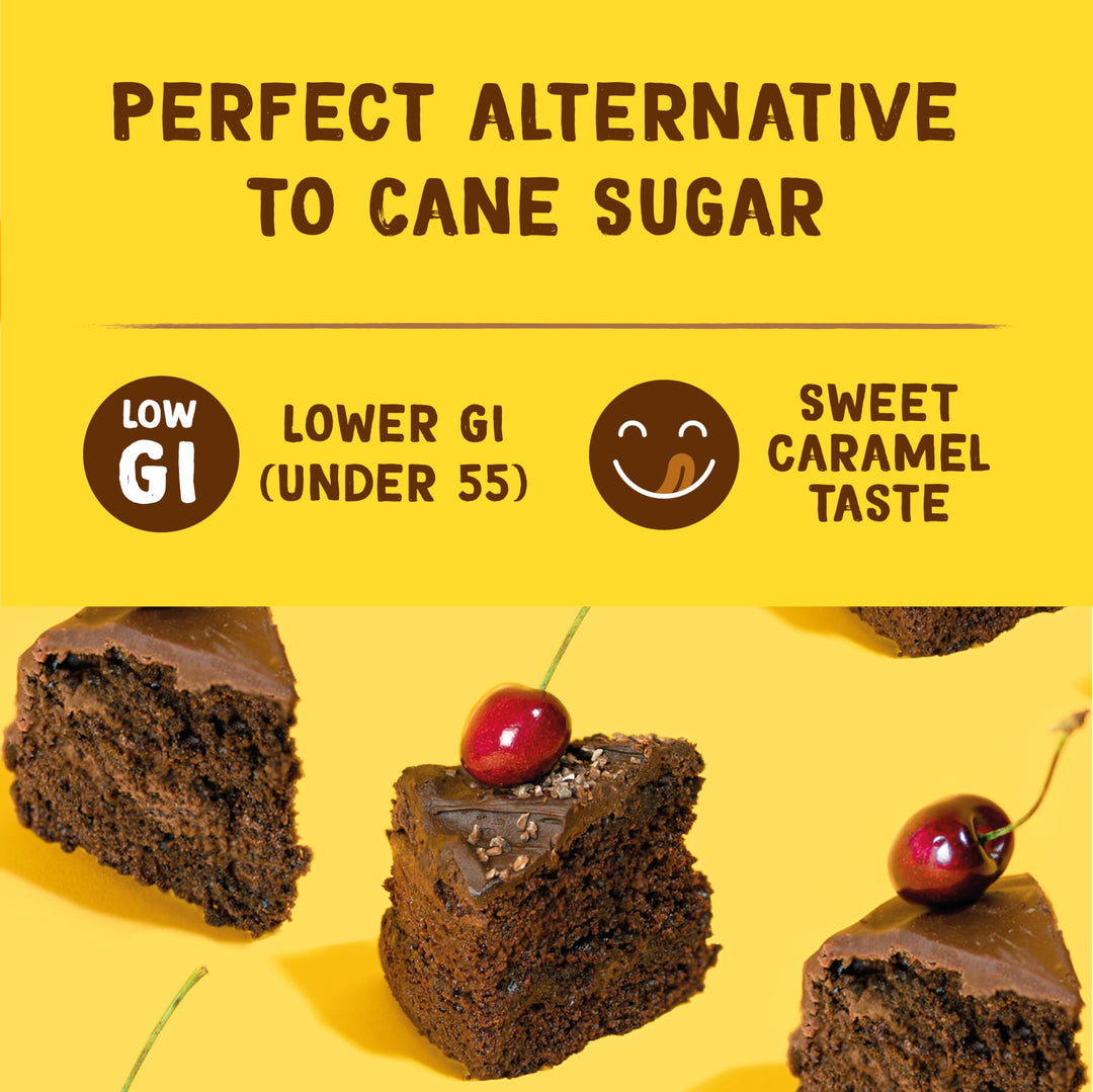 Coconut Merchant Organic Coconut Sugar 1kg - Low GI Unrefined Brown Sugar Alternative