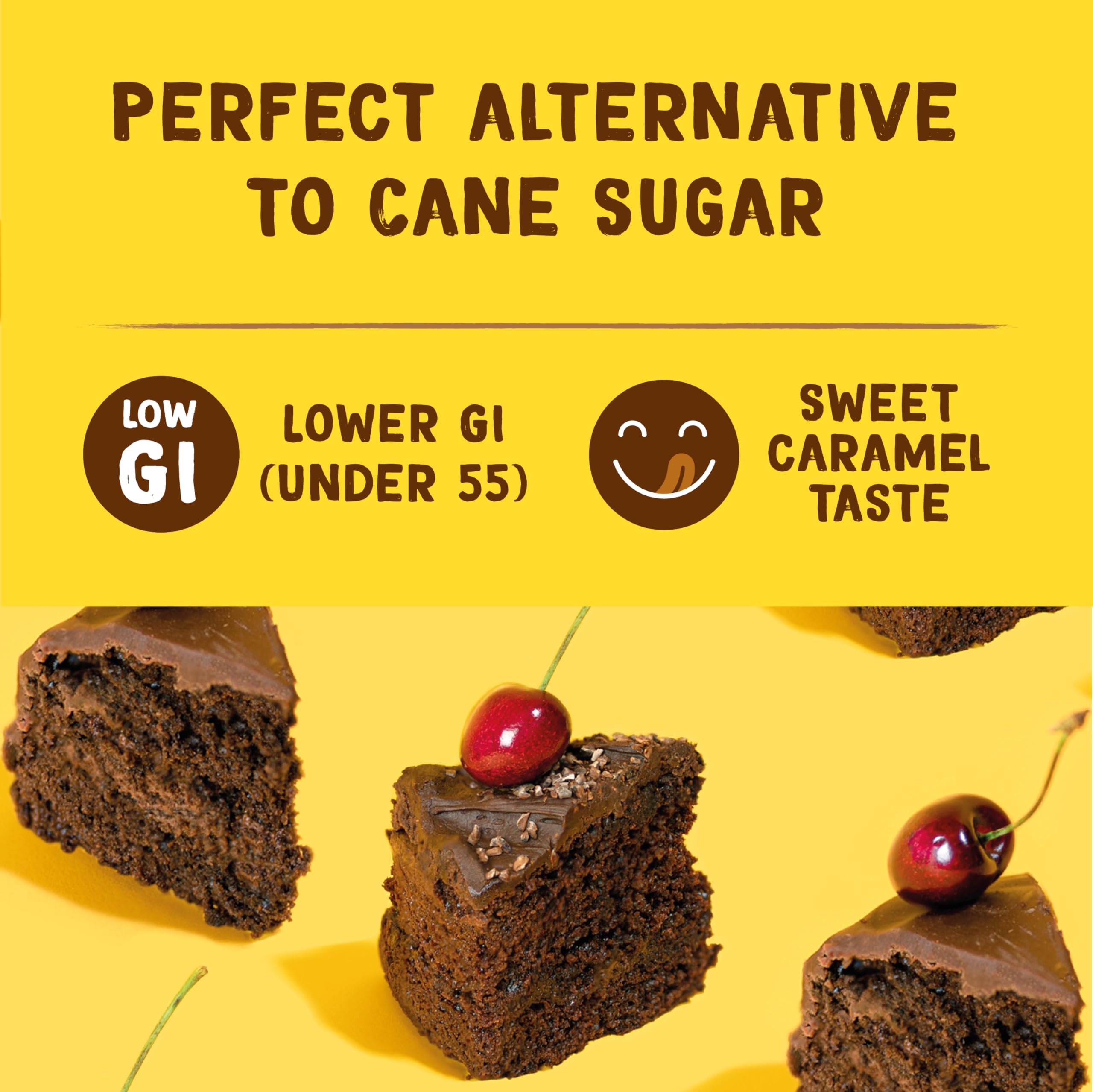 Coconut Merchant Bio-Kokosnusszucker 1 kg – Alternative zu unraffiniertem braunem Zucker mit niedrigem GI 6