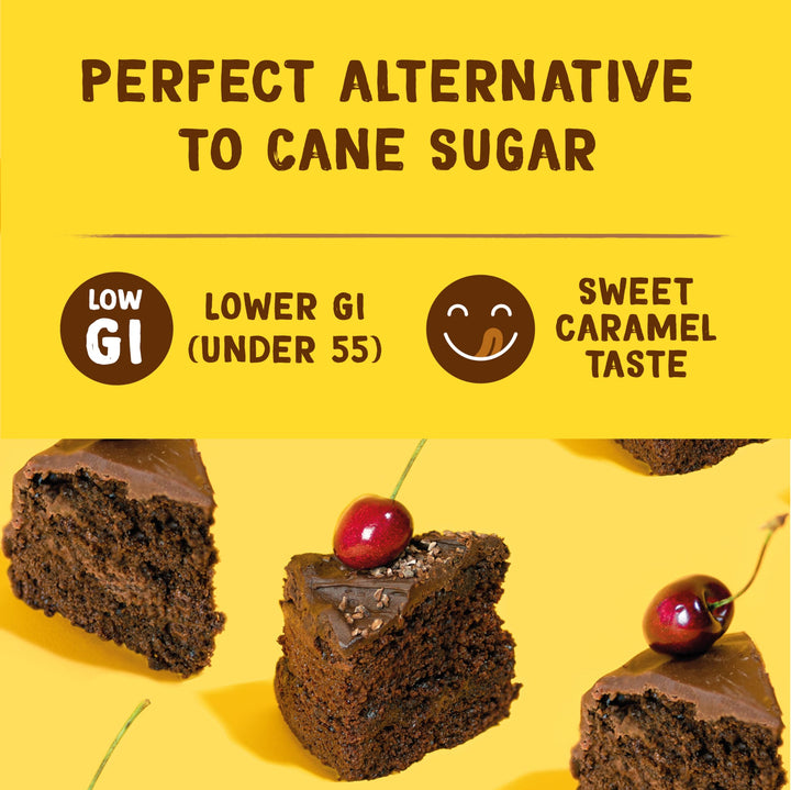 Coconut Merchant Organic Coconut Sugar 1kg - Low GI Unrefined Brown Sugar Alternative