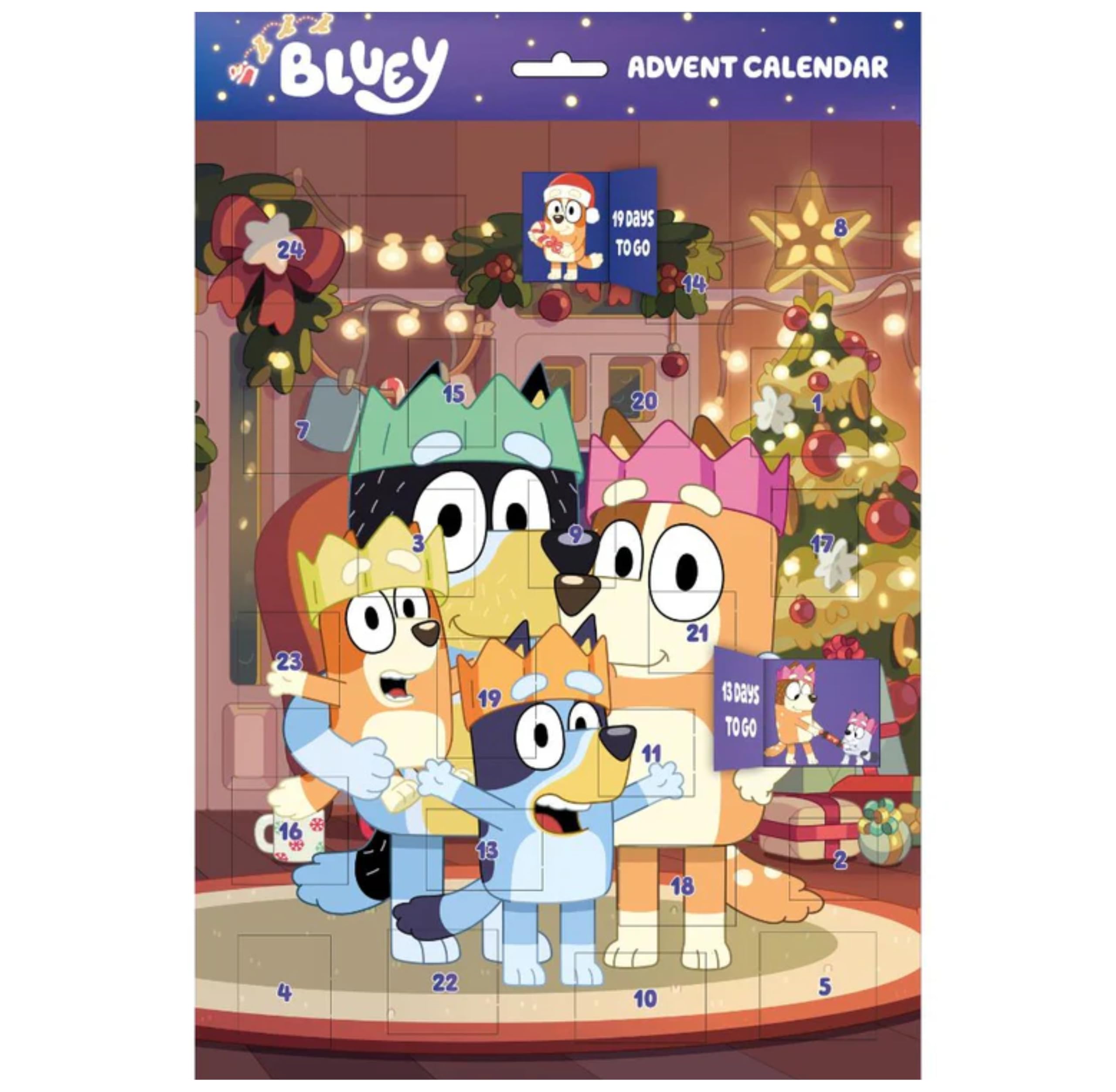 Bluey Advent Calendar for Kids – 24-Day Non-Chocolate Toy Countdown 1