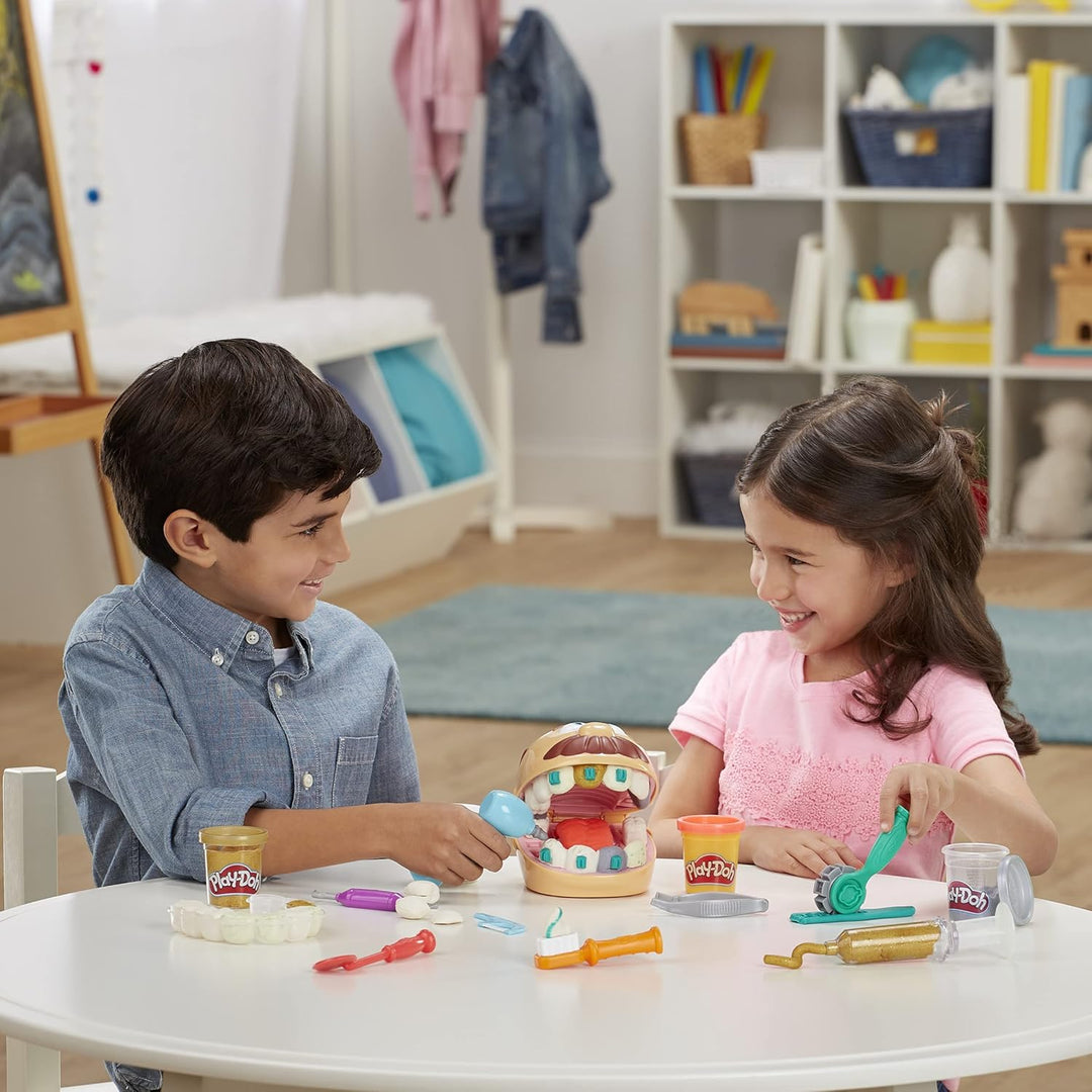 Play-Doh Drill 'n Fill Dentist - Pretend Play Dental Set for Kids 3+