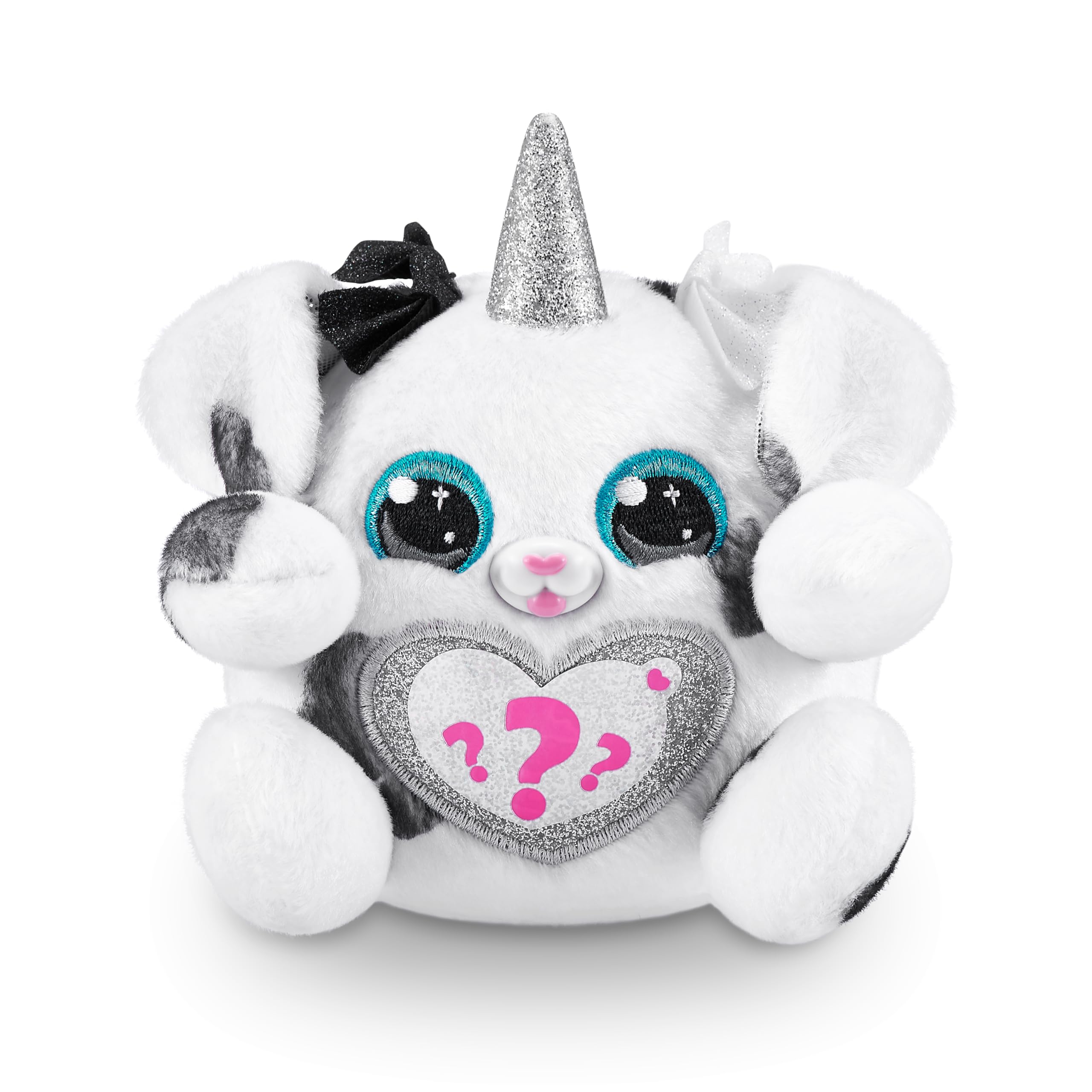 Rainbocorns Puppycorn Bow Surprise - Zedd the Dalmatian Collectible Plush with 5 Layers of Surprises, Slime, Stickers & Boo-Boocorn - Ages 3+ 2