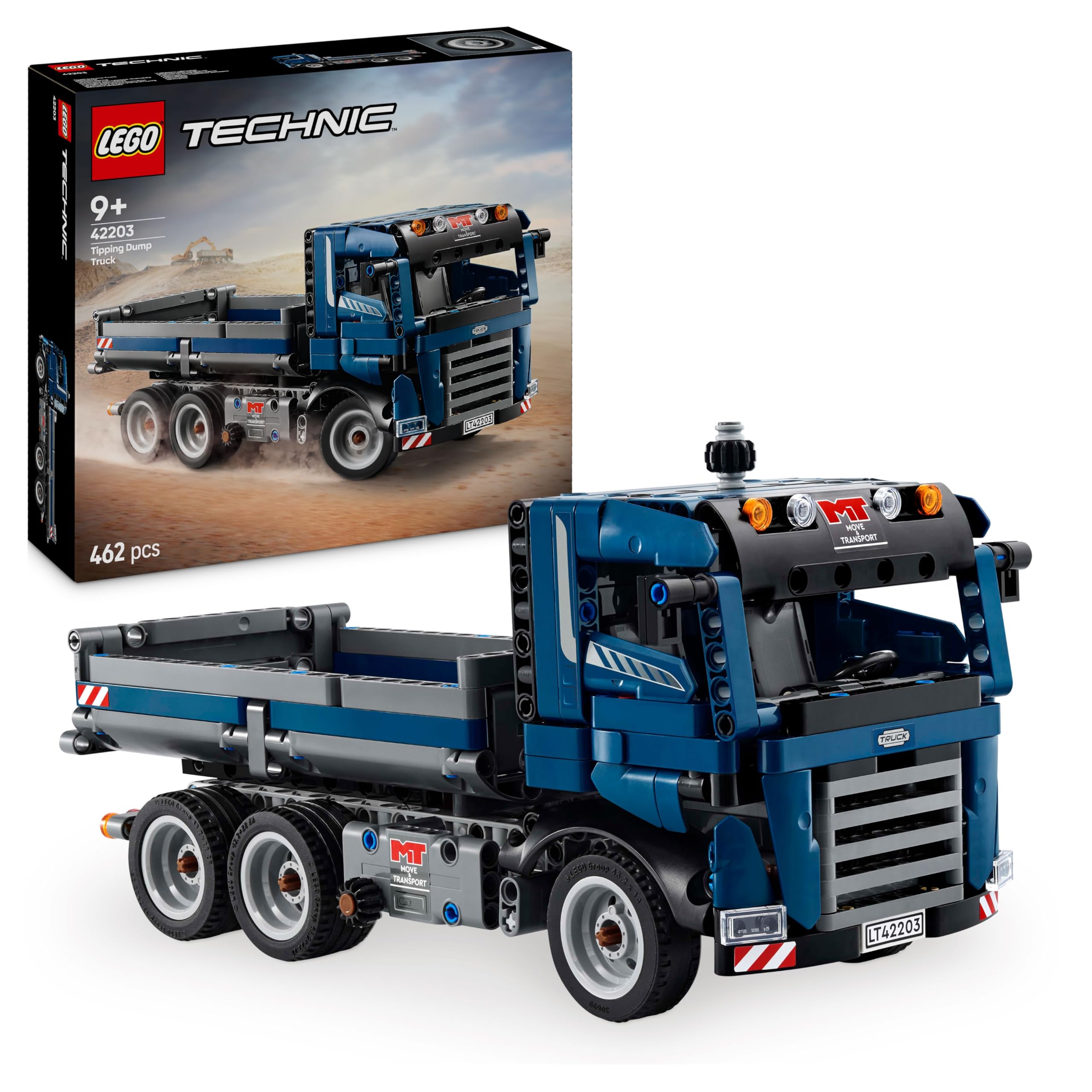 LEGO Technic Tipping Dump Truck 42203 - Steering & Moving Dump Box | Ages 9+ 1