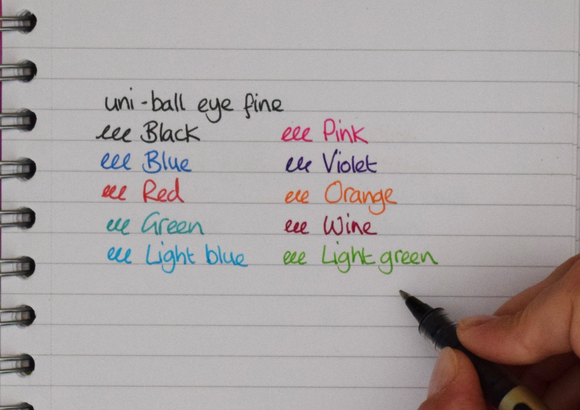 uni-ball UB-157 Eye Rollerball Pens. Premium Fine 0.7mm Ballpoint Tip for Super Smooth Handwriting, Drawing, Art, Crafts and Colouring. Fade and Water Resistant Liquid Uni Super Ink. 5 Pack Assorted 6