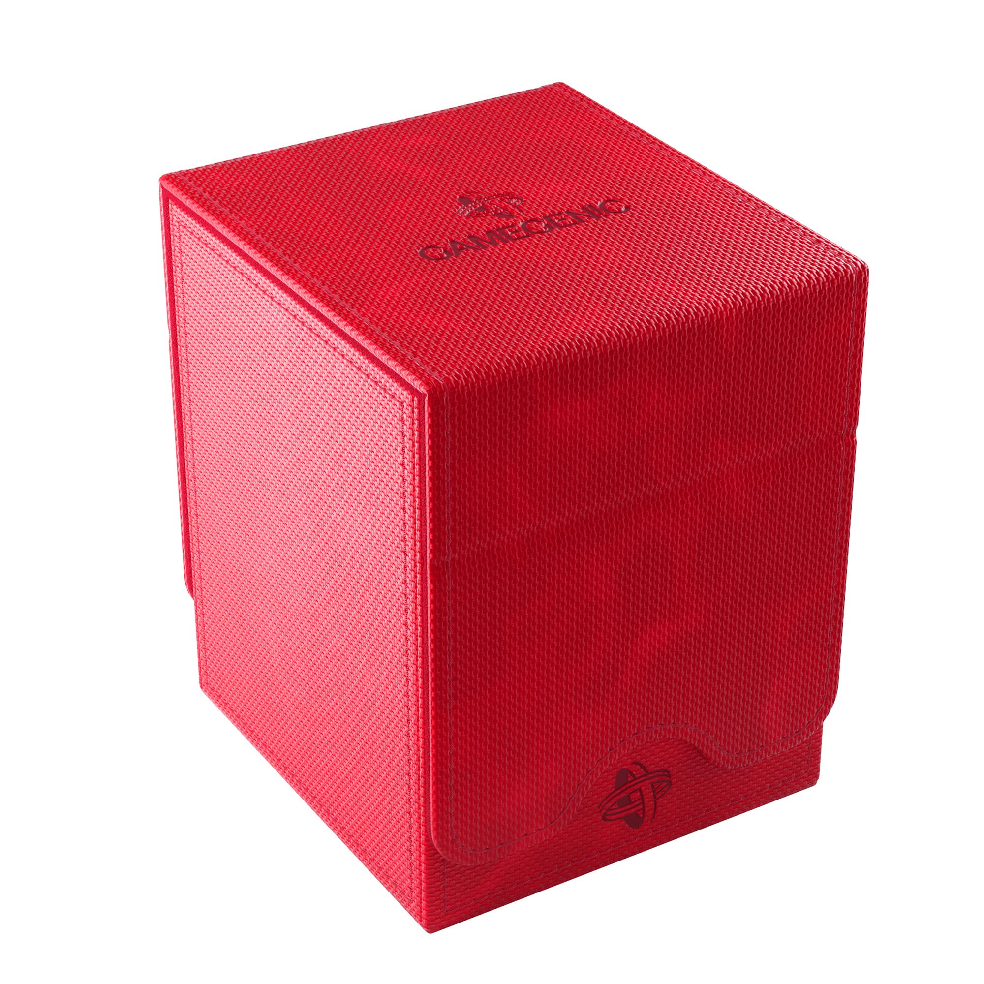 Gamegenic Squire Plus 100+ XL Convertible Red Commander Deck Box | UV Protection | Armorfyber Exterior