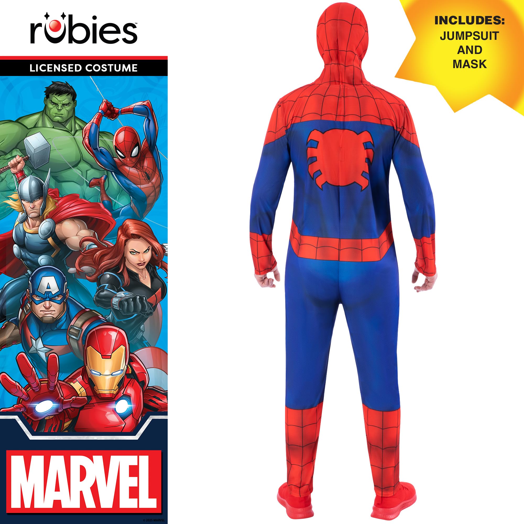 Rubies Spider-Man Classic Adult Costume - Size Large 2