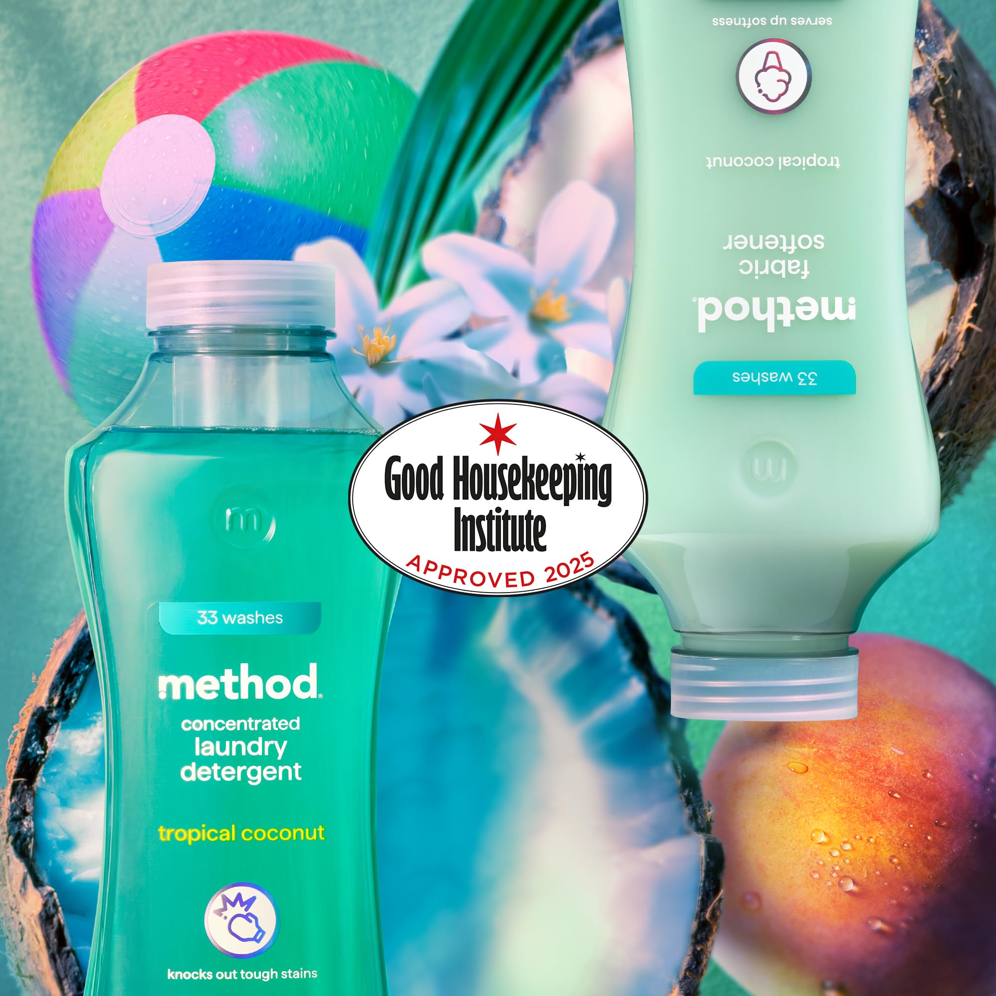 Method Concentrated Laundry Detergent - Tropical Coconut Scent, 990ml 6