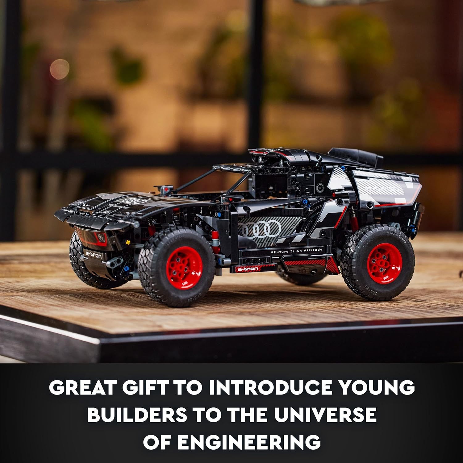 LEGO Technic Audi RS Q e-tron 42160 Remote Control Rally Car Toy - App-Controlled Building Set for Ages 10+