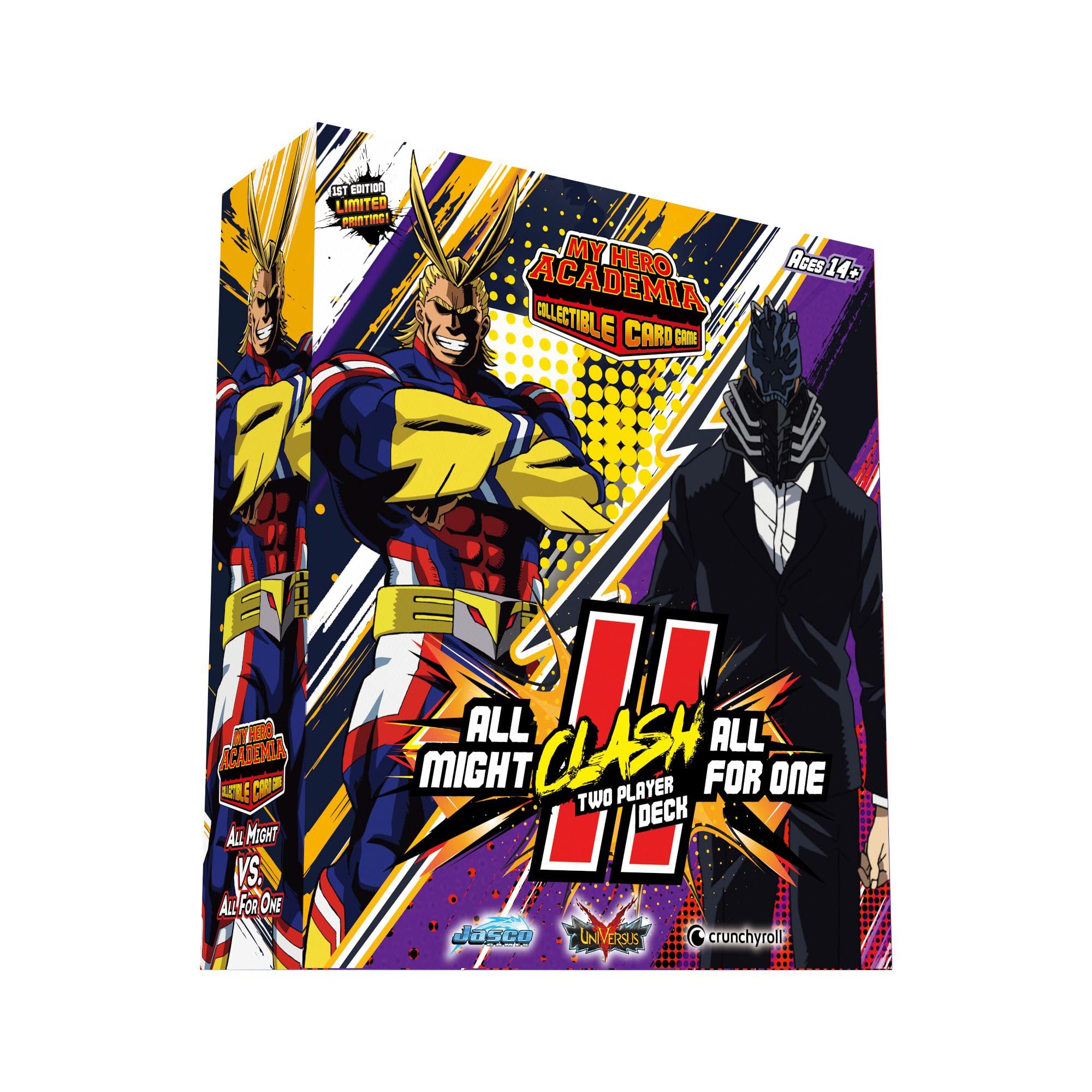 Jasco Games My Hero Academia All Might vs. All for One Two Player Clash Decks 4