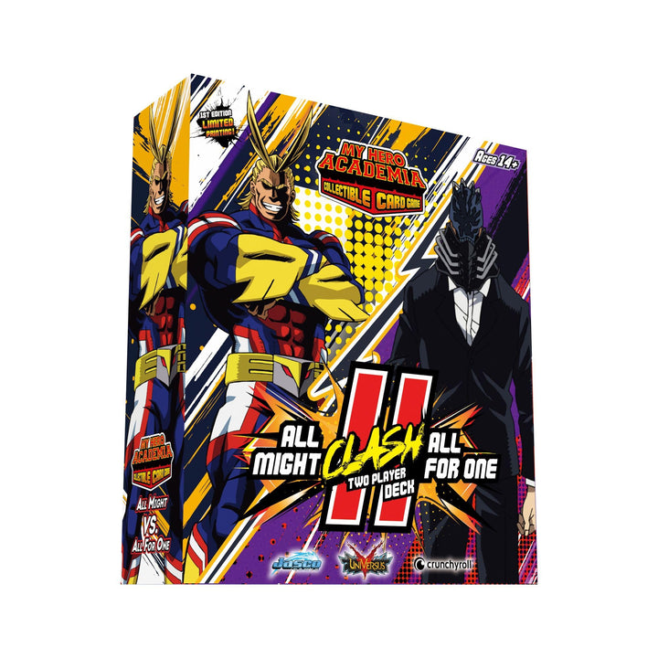 Jasco Games My Hero Academia All Might vs. All for One Two Player Clash Decks
