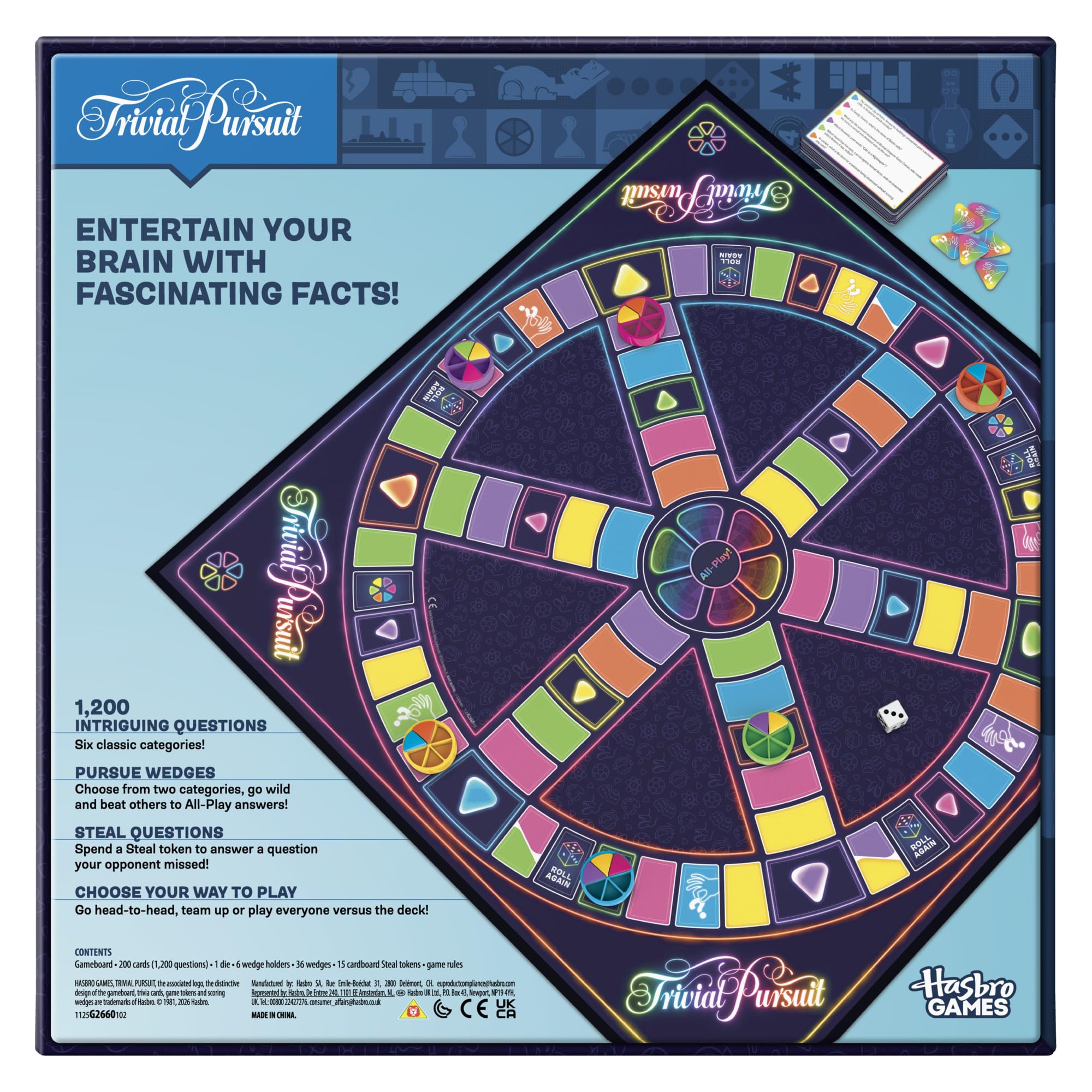 Hasbro Gaming Trivial Pursuit 2026 Edition Board Game - 1-6+ Players, Ages 13+ 5
