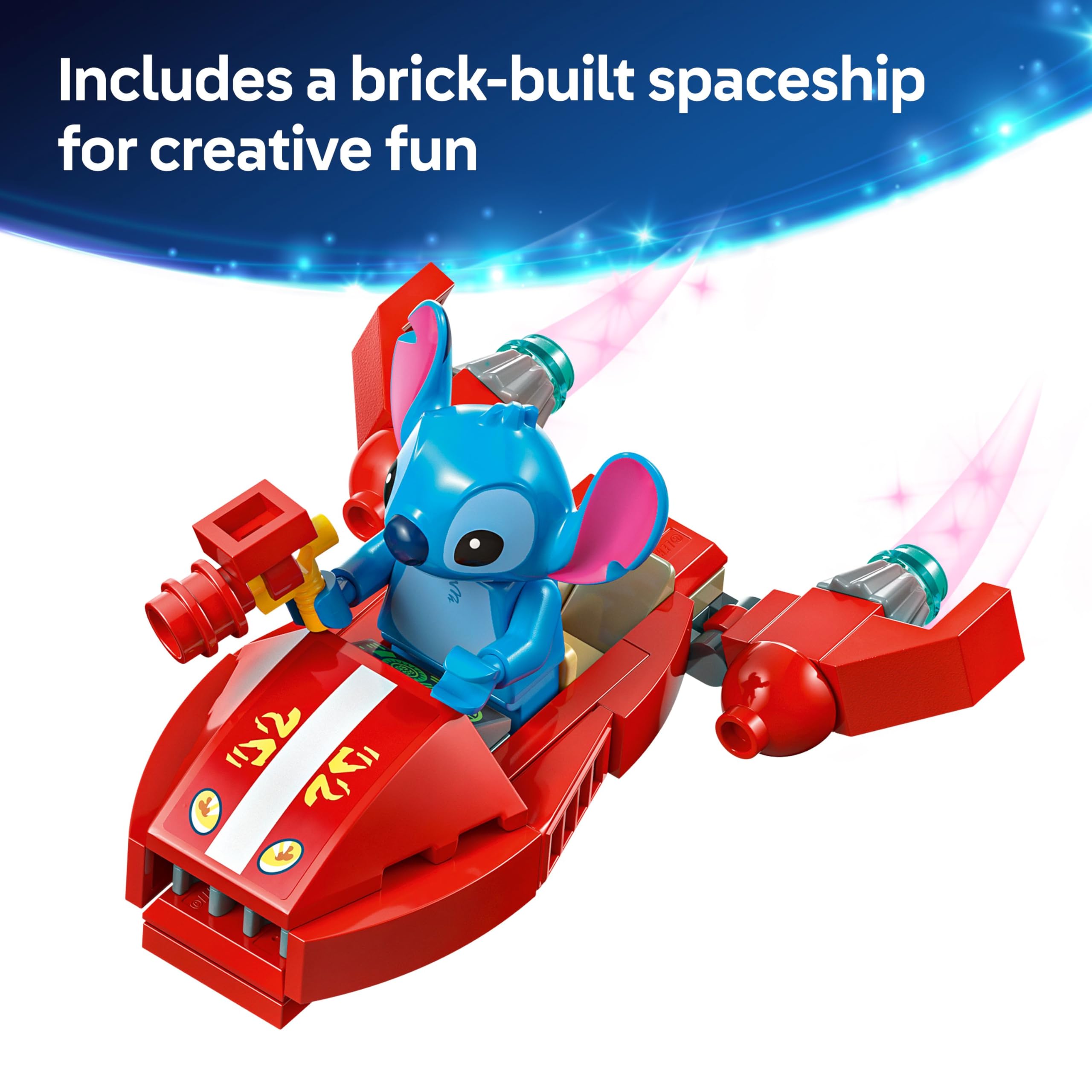 LEGO Disney Lilo and Stitch Beach House Building Toy - 6 Rooms, Observatory, 5 Minifigures, 834 Pieces 3