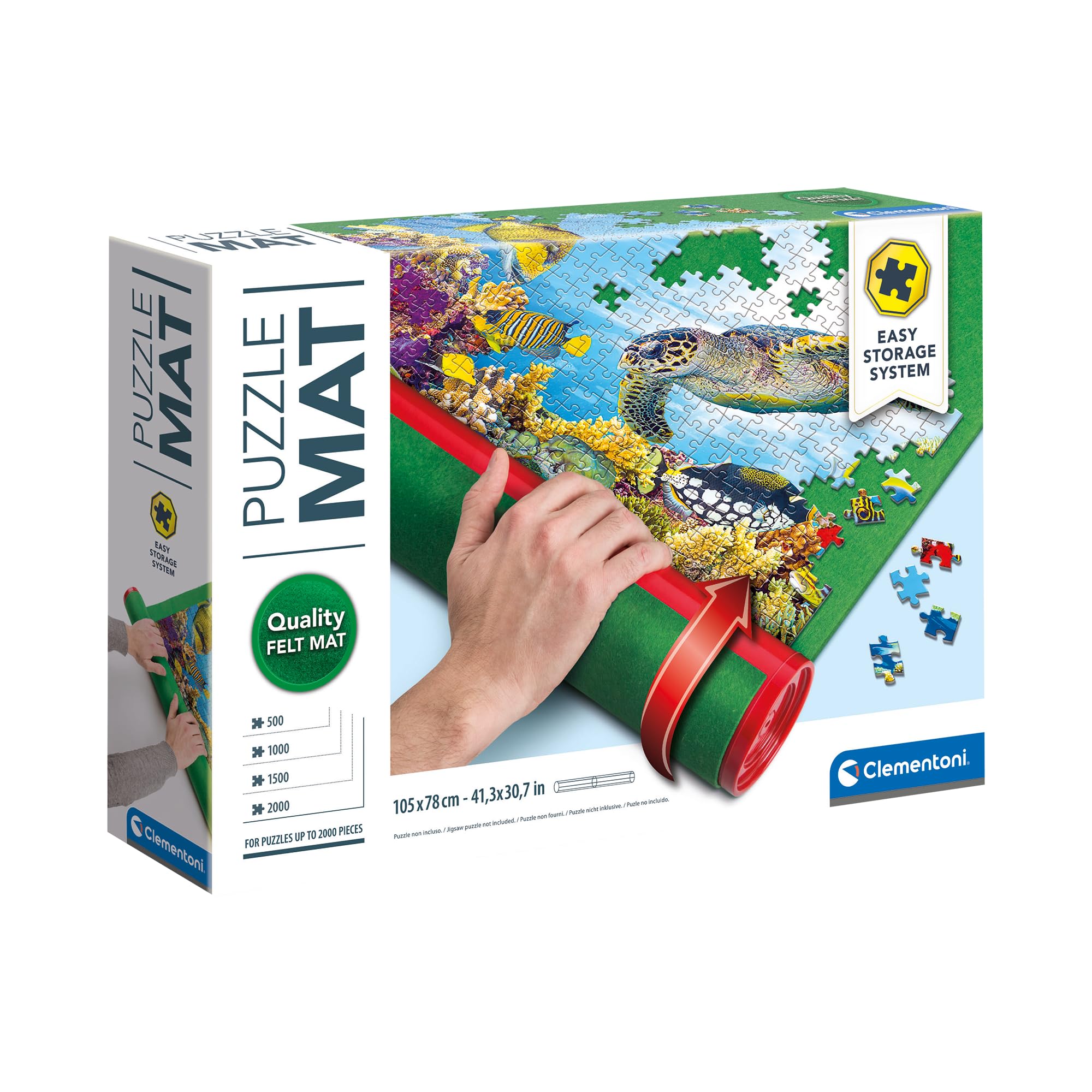 Clementoni Puzzle Mat - Portable Puzzle Storage for Up to 2000 Pieces, Ages 14+ 6