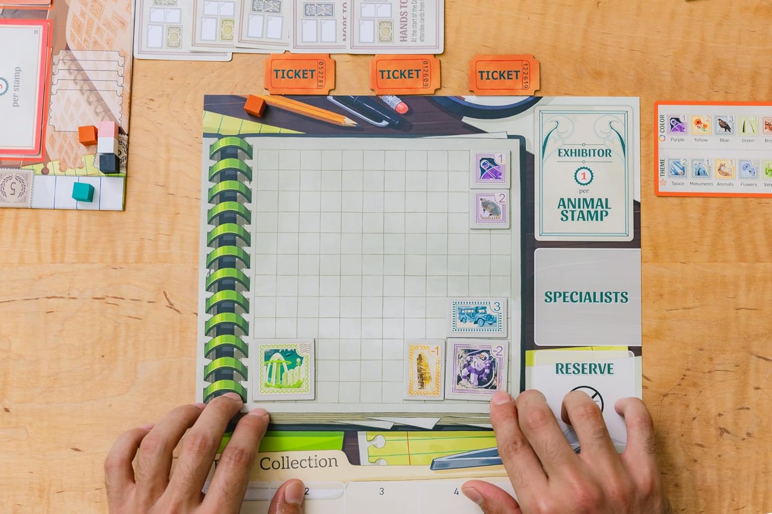 Stonemaier Games Briefmarkentausch-Brettspiel 5