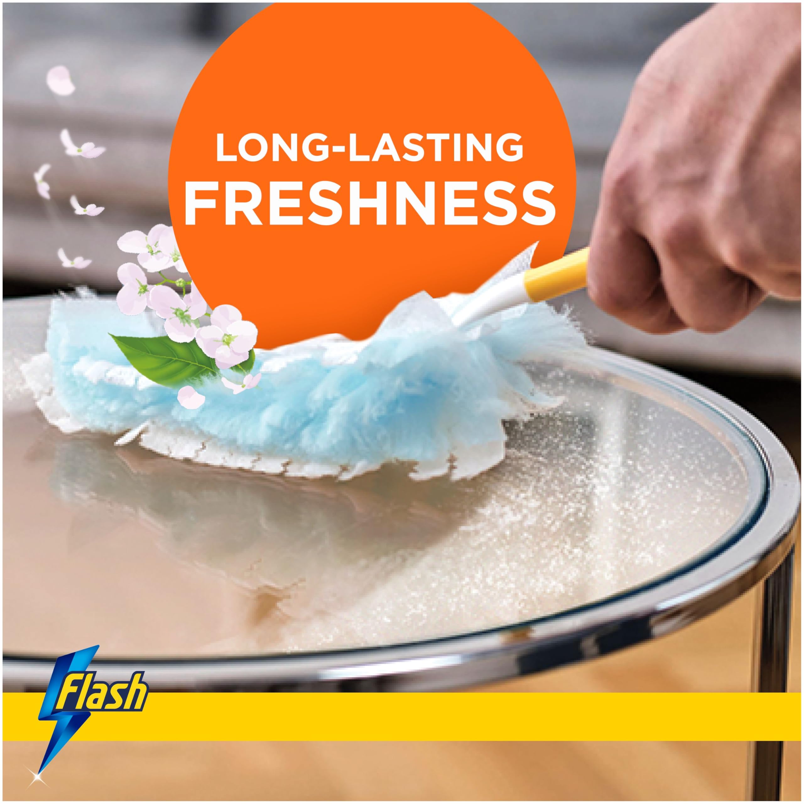 Flash - Dust Magnet Mrs Hinch's Enchanted Wildflowers Scented Duster Refills 3