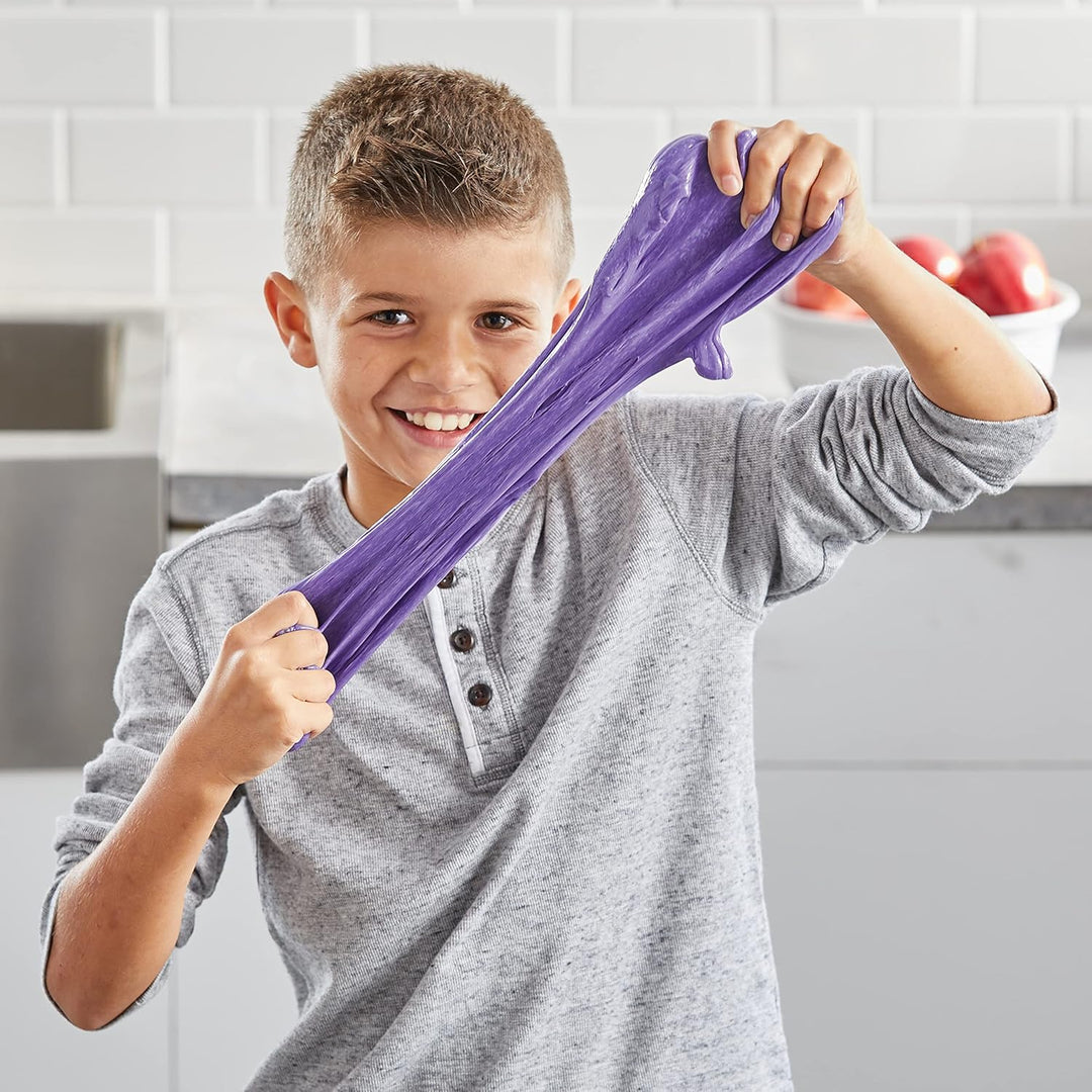 Elmer's Colour Slime Kit - Washable Slime Making Kit with Pink & Purple Glue, Magical Liquid Activator