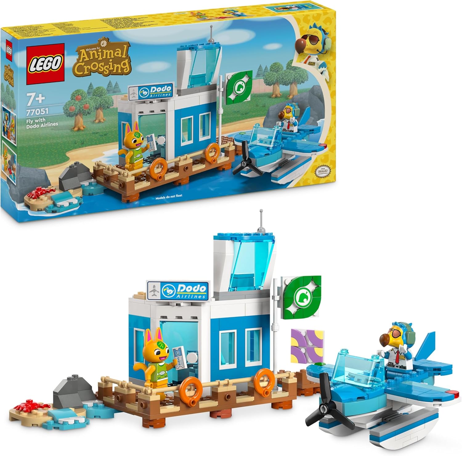 LEGO Animal Crossing Fly with Dodo Airlines Airport Playset - Building Set for Kids 7+ 1