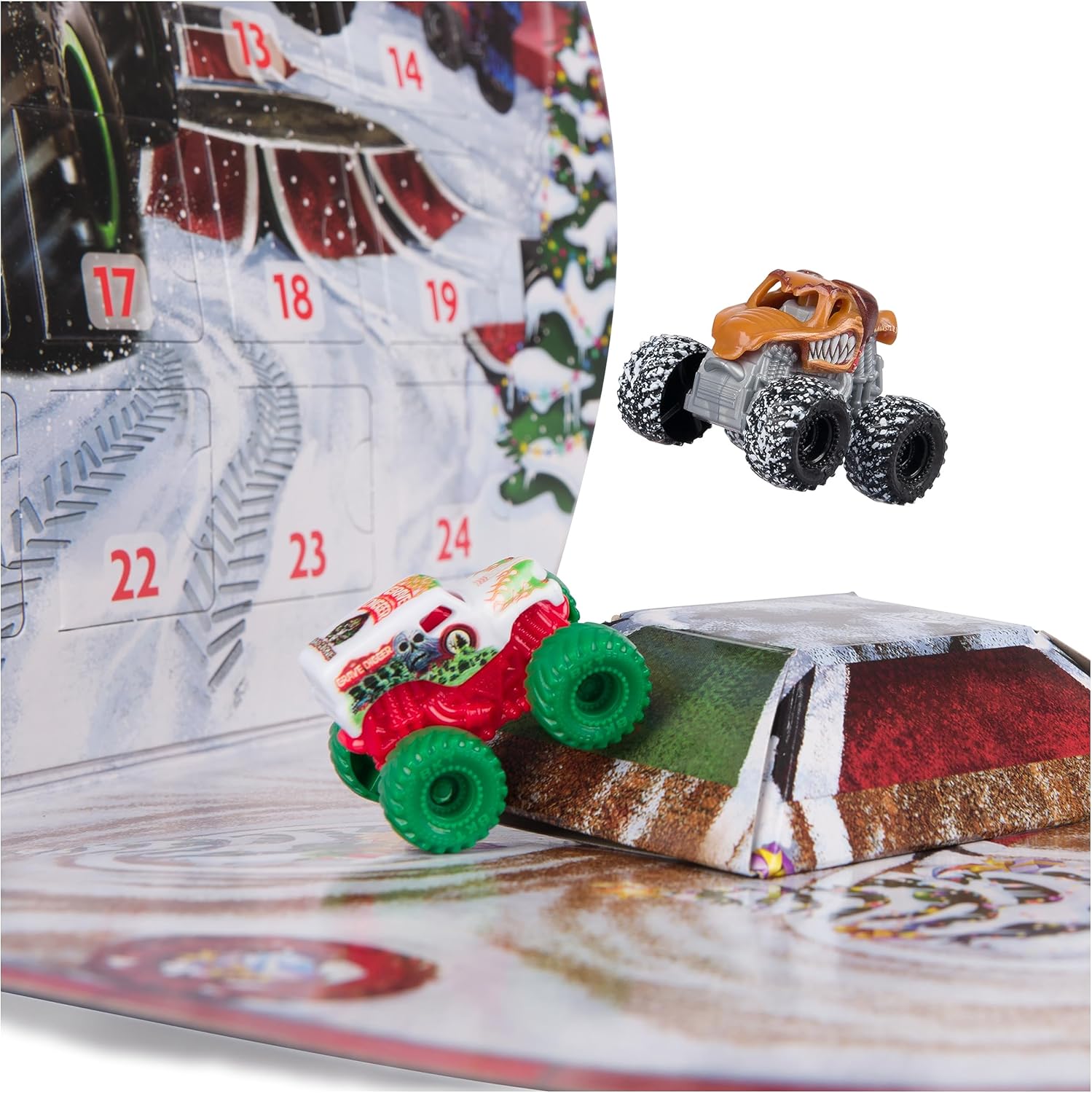 Monster Jam Mini Christmas Advent Calendar - 24 Days of Monster Trucks & Accessories 2