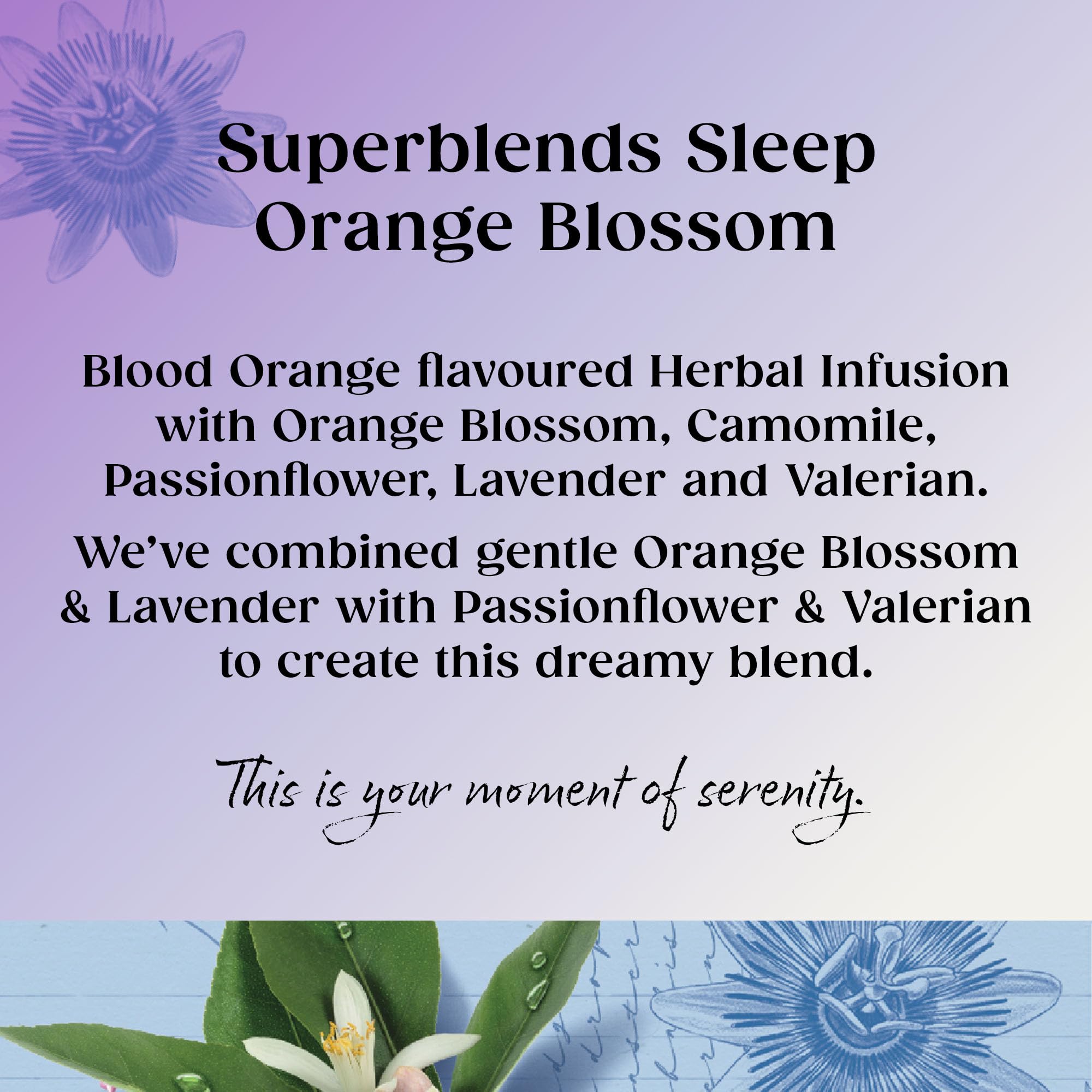 Twinings Superblends Sleep Tea - Valerian Root & Orange Blossom Herbal Tea | 20 Count (Pack of 4)