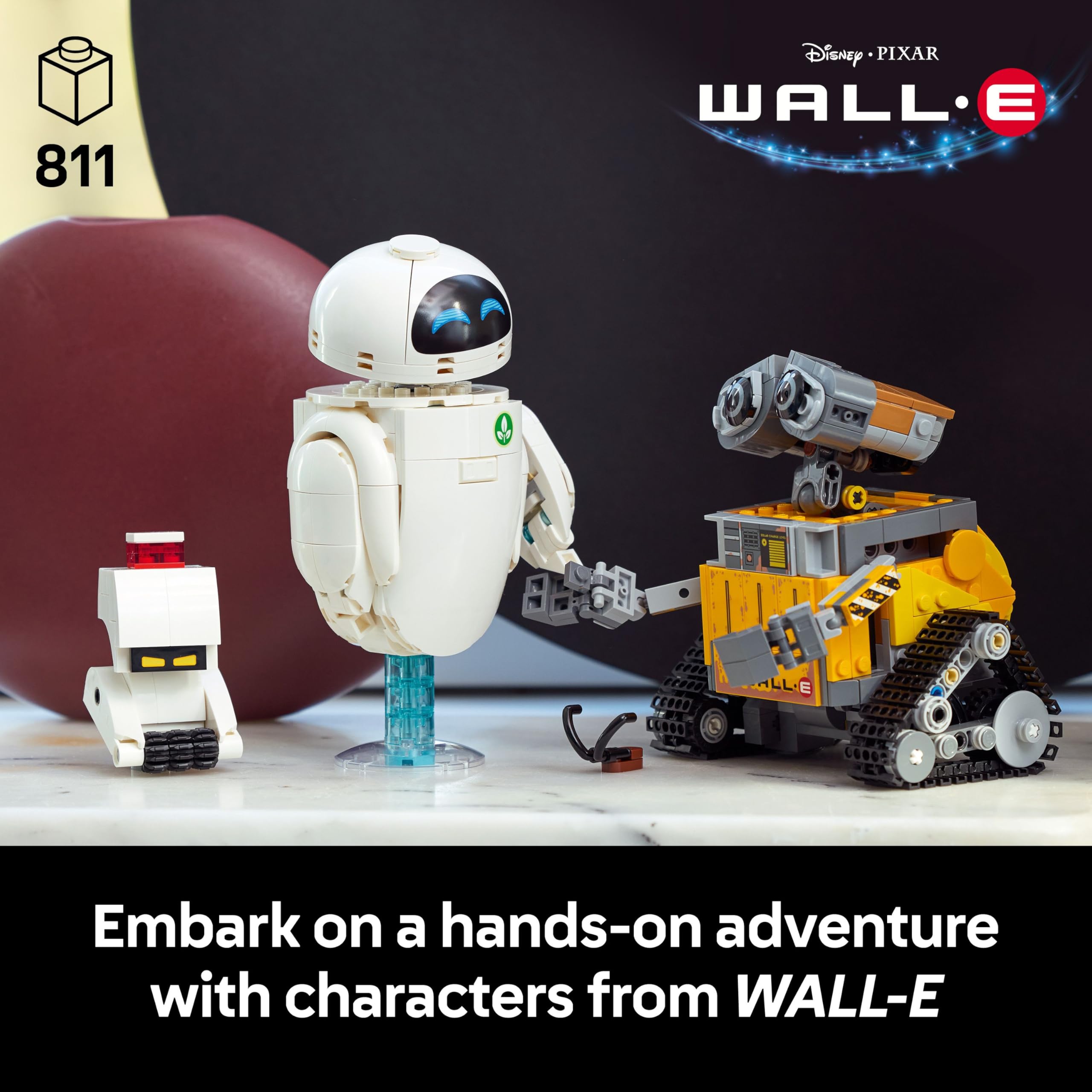 LEGO Disney Pixar WALL-E and EVE 43279 Building Set for Adults | 811 Pieces | Ages 18+ 2