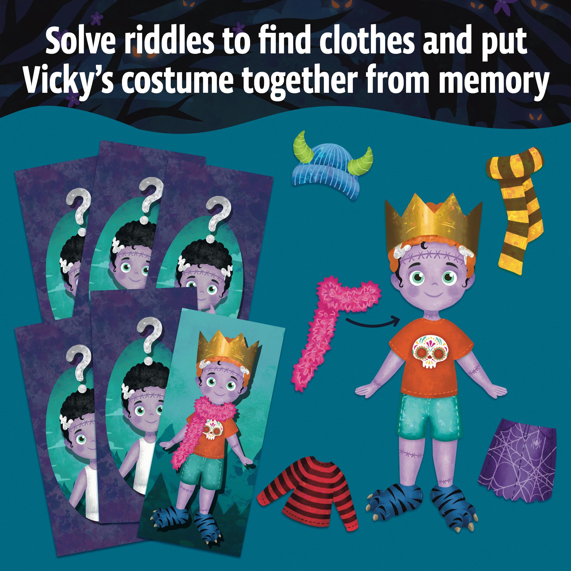 Thames & Kosmos EXIT Kids – Midnight Spooktacular Card Game 3