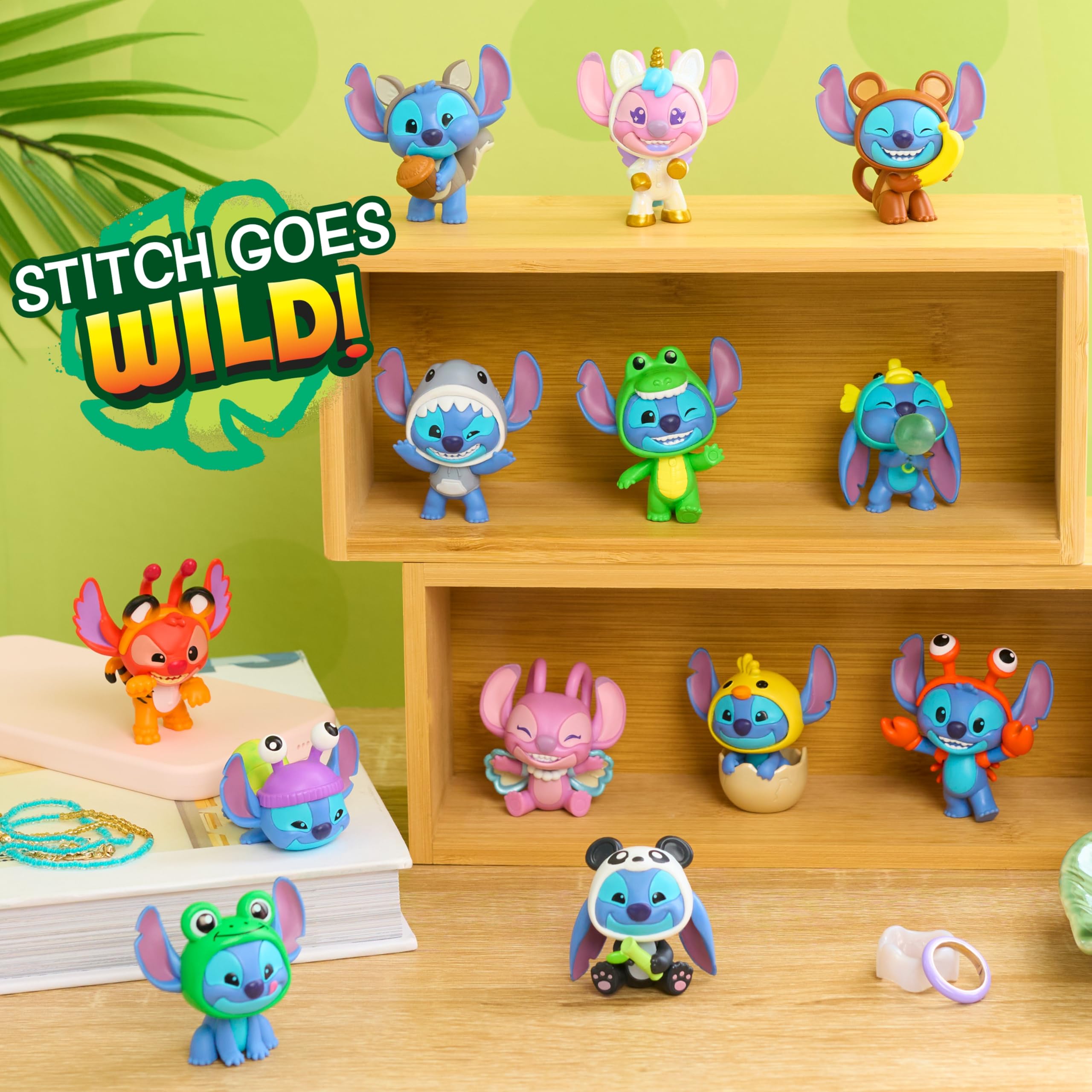 Disney Stitch Goes Wild Collectible Mini Figure Blind Capsule Toy for Ages 3+ | 5 cm Collectible 2