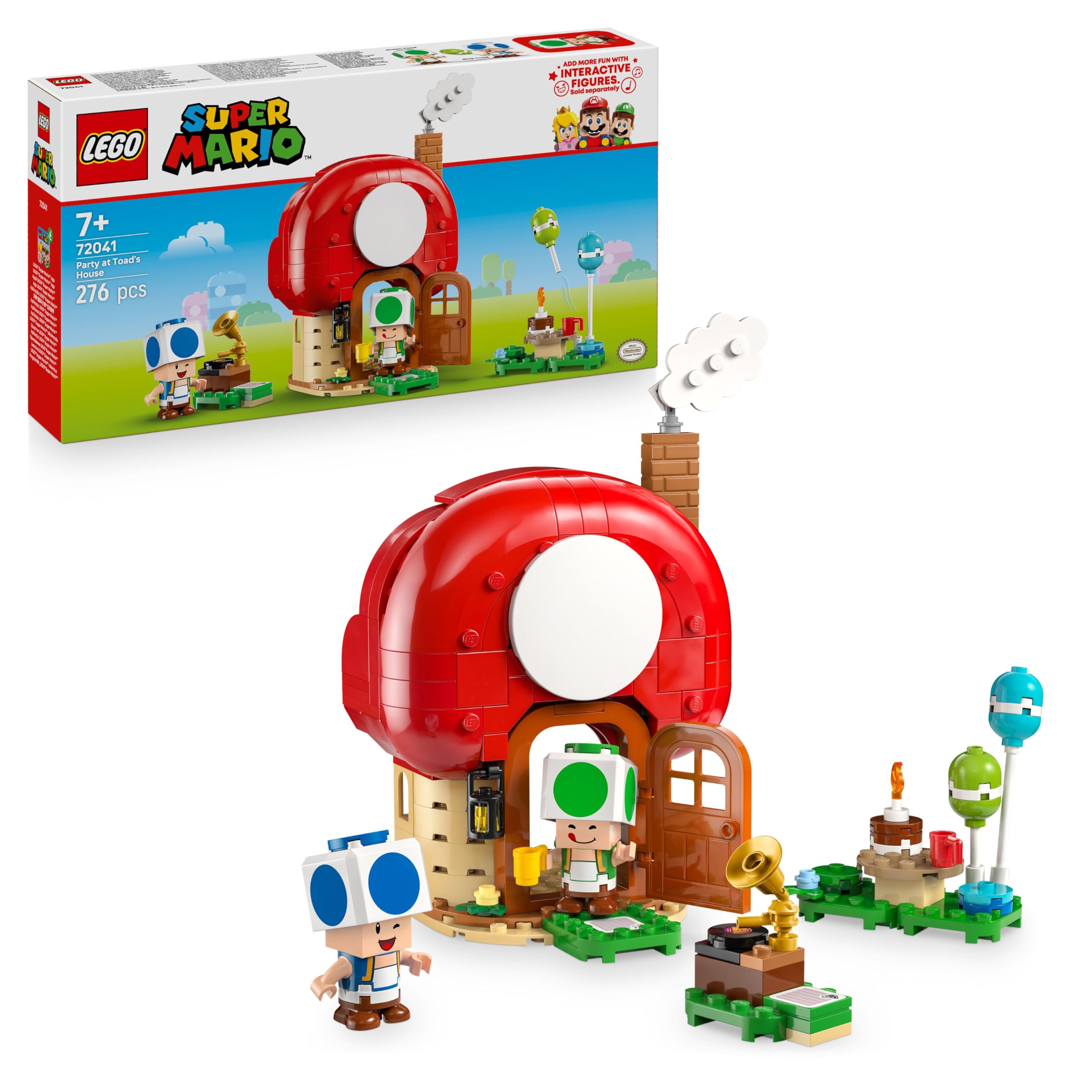 LEGO Super Mario Party at Toad's House Building Set 72041 for Ages 7+ | Includes 2 Figures 1