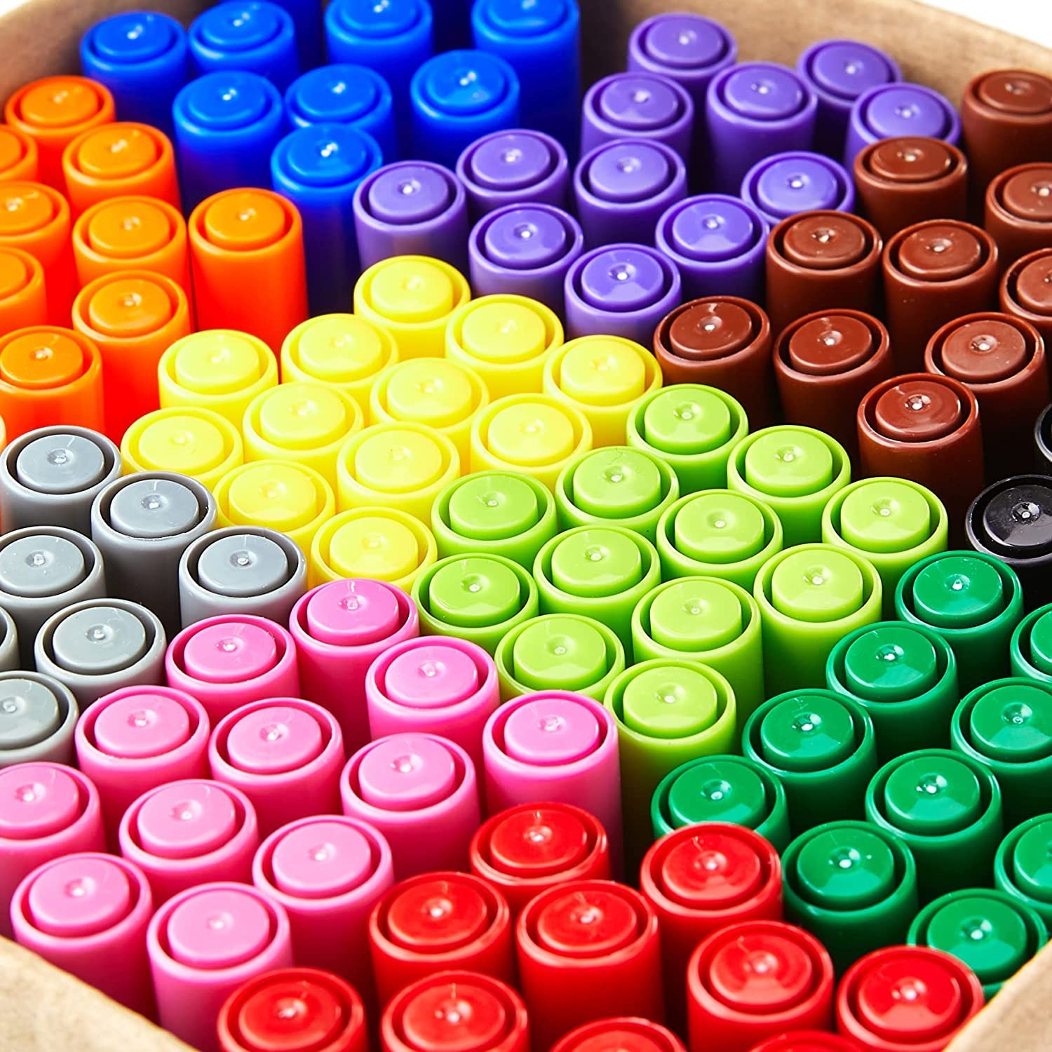 CRAYOLA SuperTips Washable Fineline Markers - 144 Pack Assorted Colours | Washable Ink | Fine Tip 3