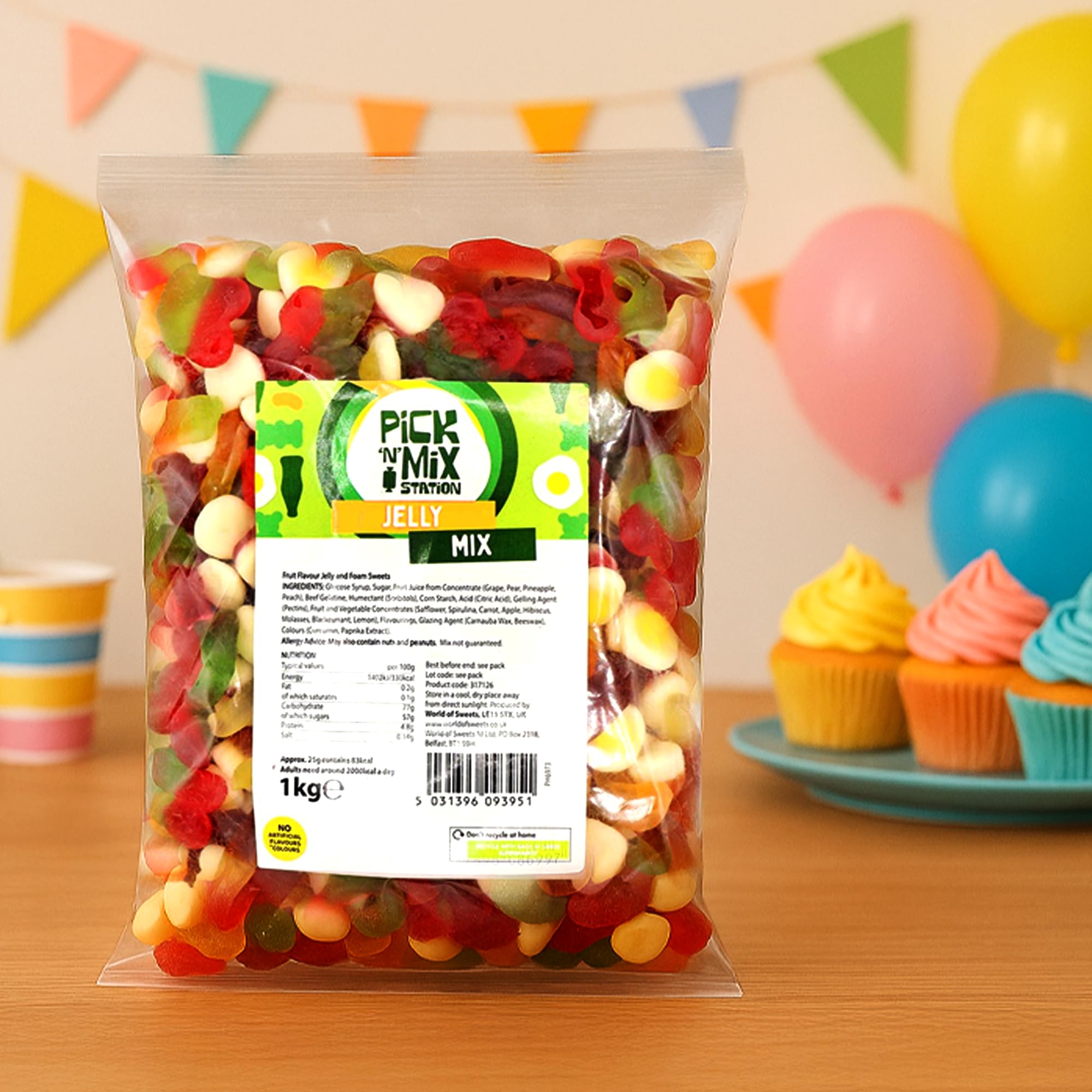 Bonds of London - Pick 'n' Mix Station Jelly Mix Chewy Sweets, 1 kg 7