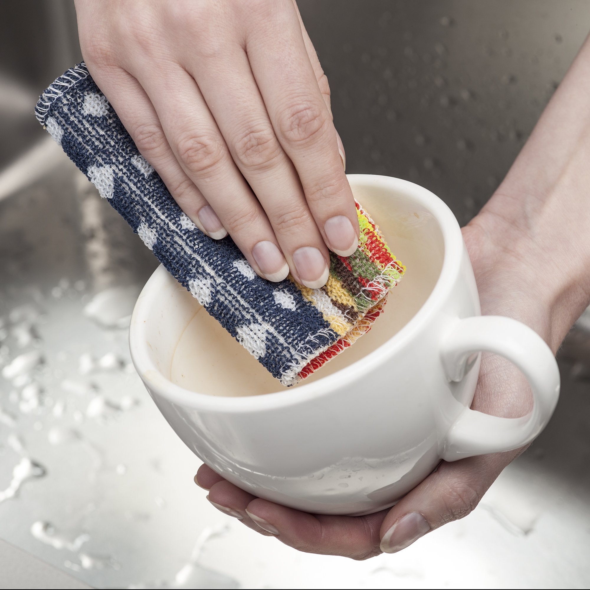 Kilo Non-Scratch Scourer - Multi-Purpose, Non-Abrasive Cleaning Cloth | Set of 3 | 17x13cm 3