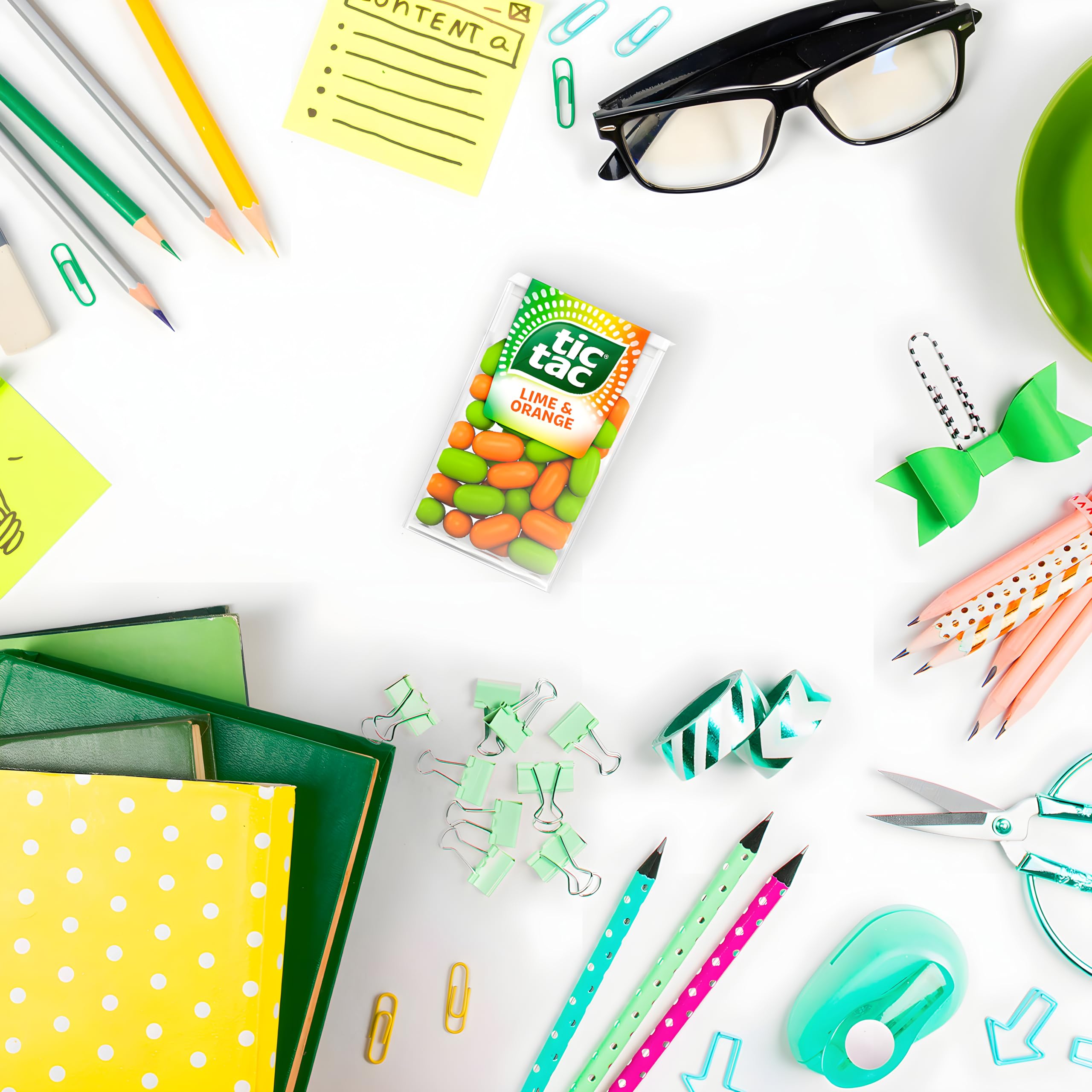 Tic Tac Lime and Orange Sweets - Gluten Free Drops | 24 Pack of 18g 7