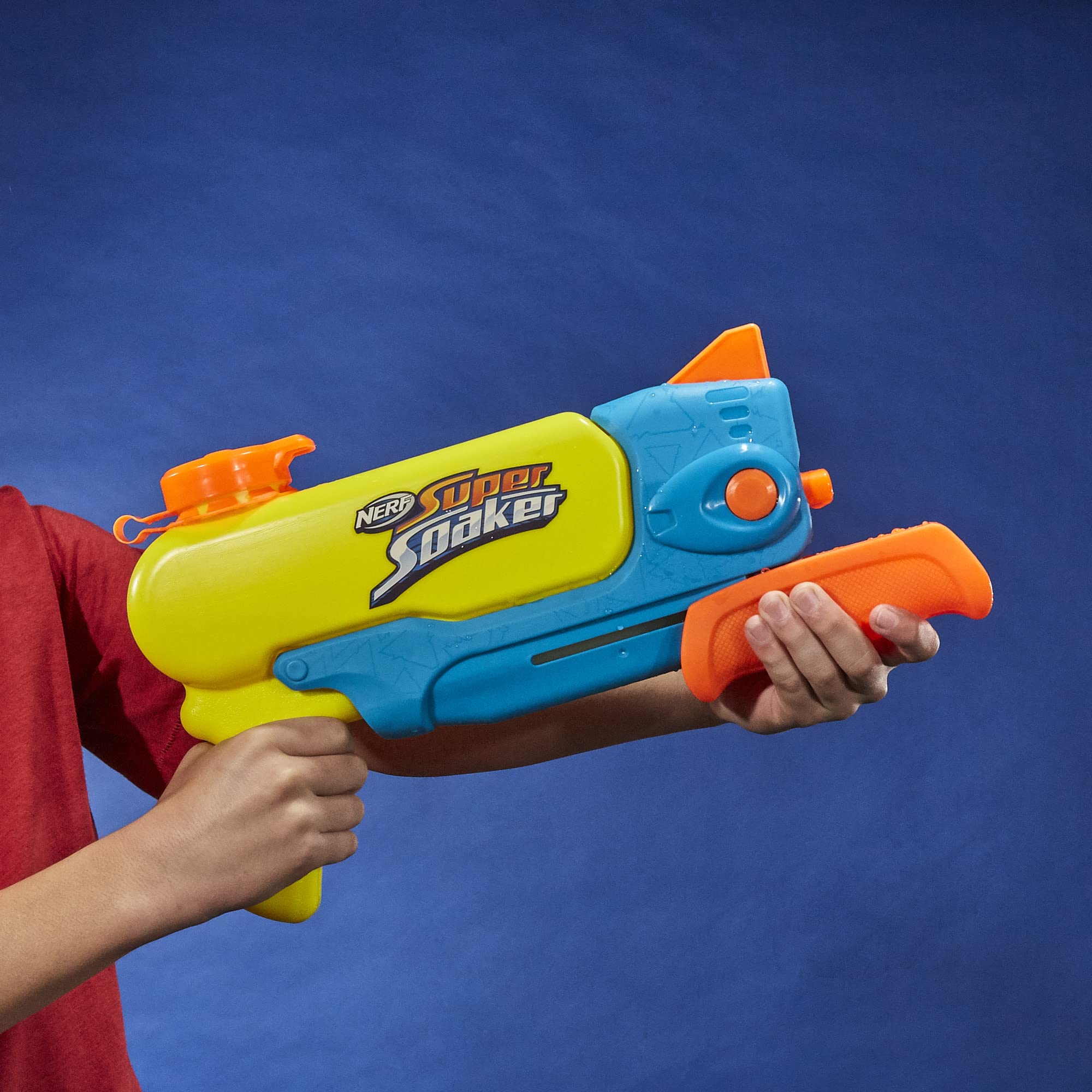 Super Soaker Wave Spray Water Blaster - 887ml Tank Capacity | Ages 6+ | Blue 4