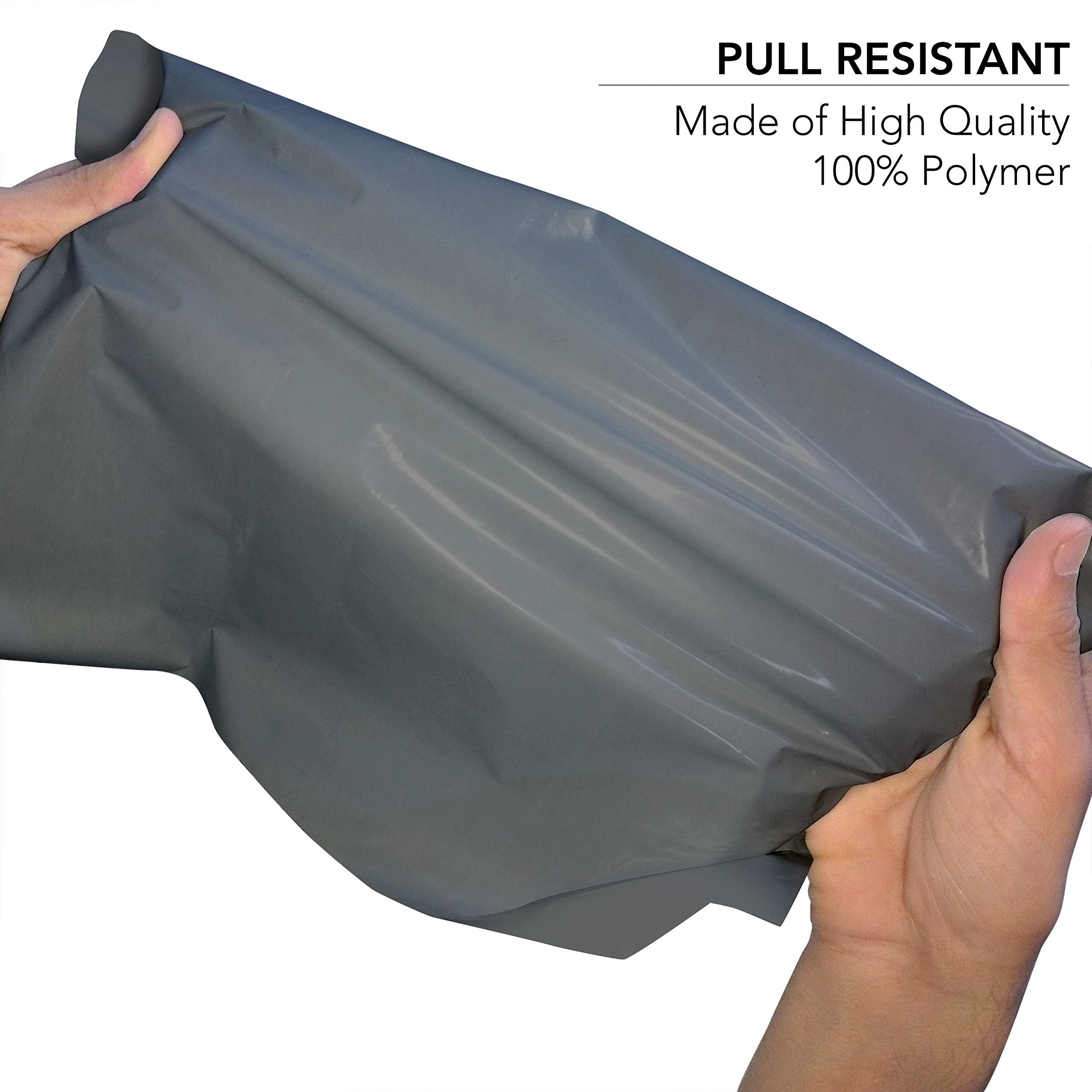 iSOUL Mixed Mailing Poly Postal Self Seal Bags - 100 Count, 4 Sizes (6x9 to 12x16) | Opaque Plastic 5