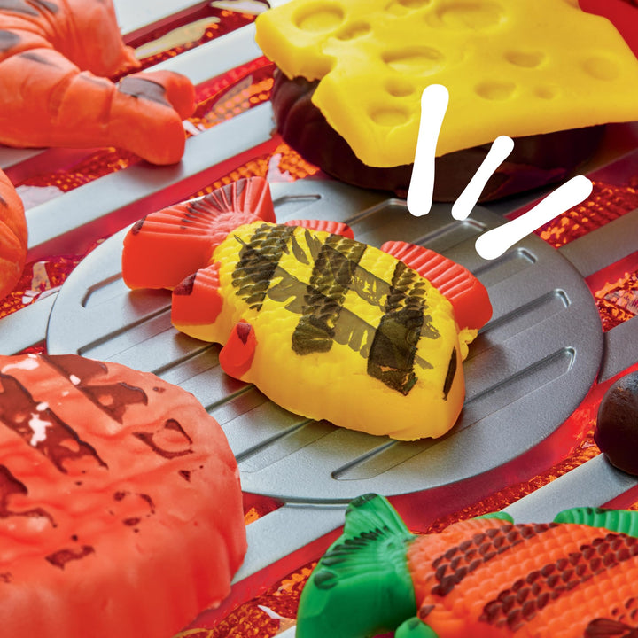Play-Doh Sizzlin' Grill Toy Playset - Interactive BBQ Role Play for Kids 3+