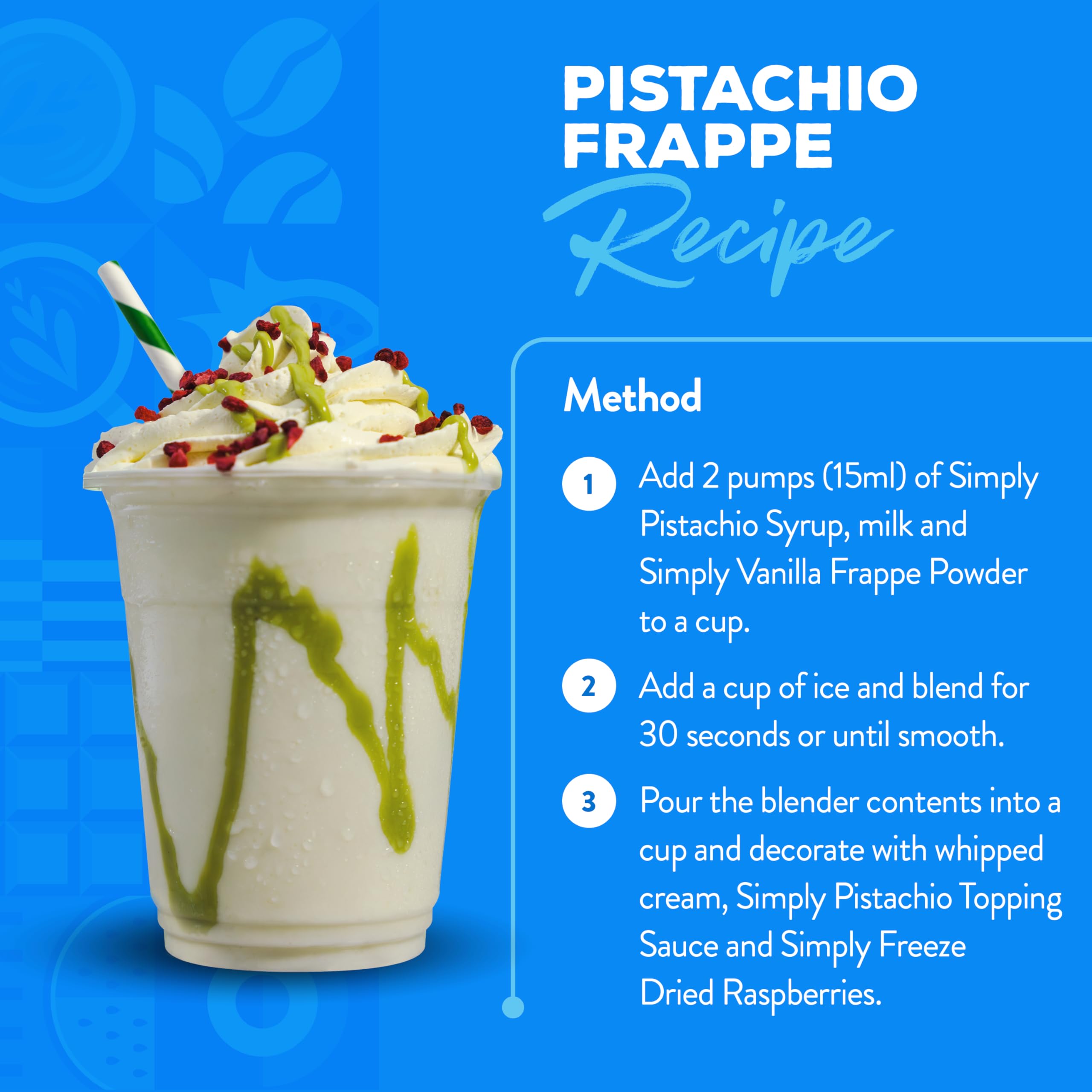 Simply - Vanilla Frappe Powder, Nut Free & Gluten Free Iced Beverage Mix 5