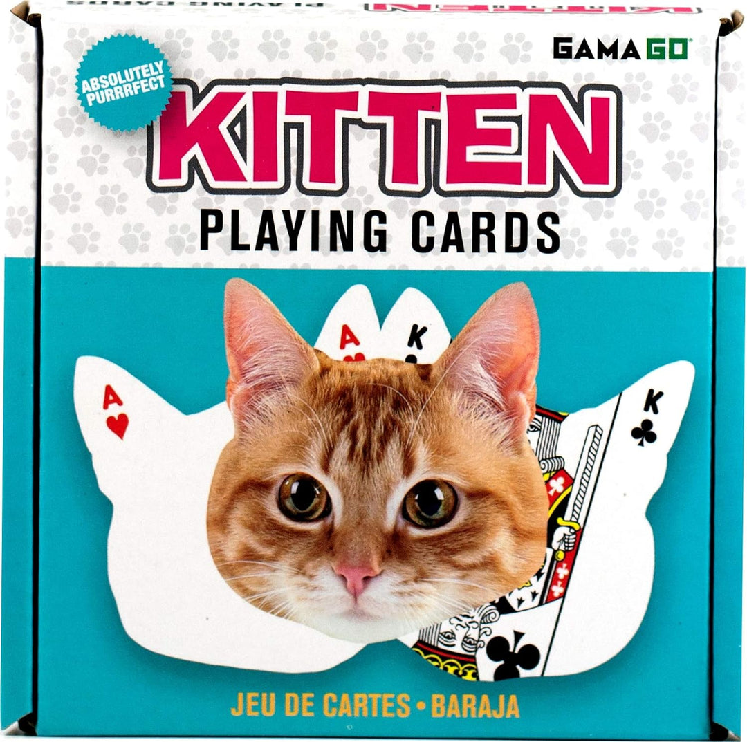 Kitten-Shaped Playing Cards | 52 Card Deck + 2 Jokers