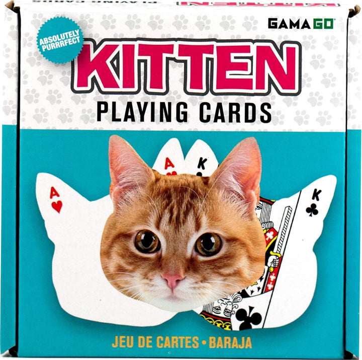 Kitten-Shaped Playing Cards | 52 Card Deck + 2 Jokers
