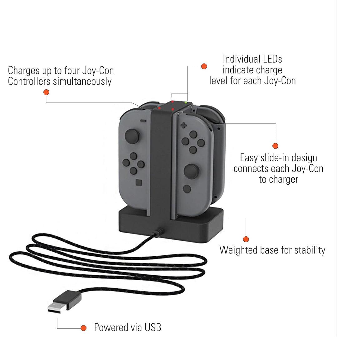 PowerA Charging Station for Nintendo Switch Joy-Con Controllers - Nintendo Licensed