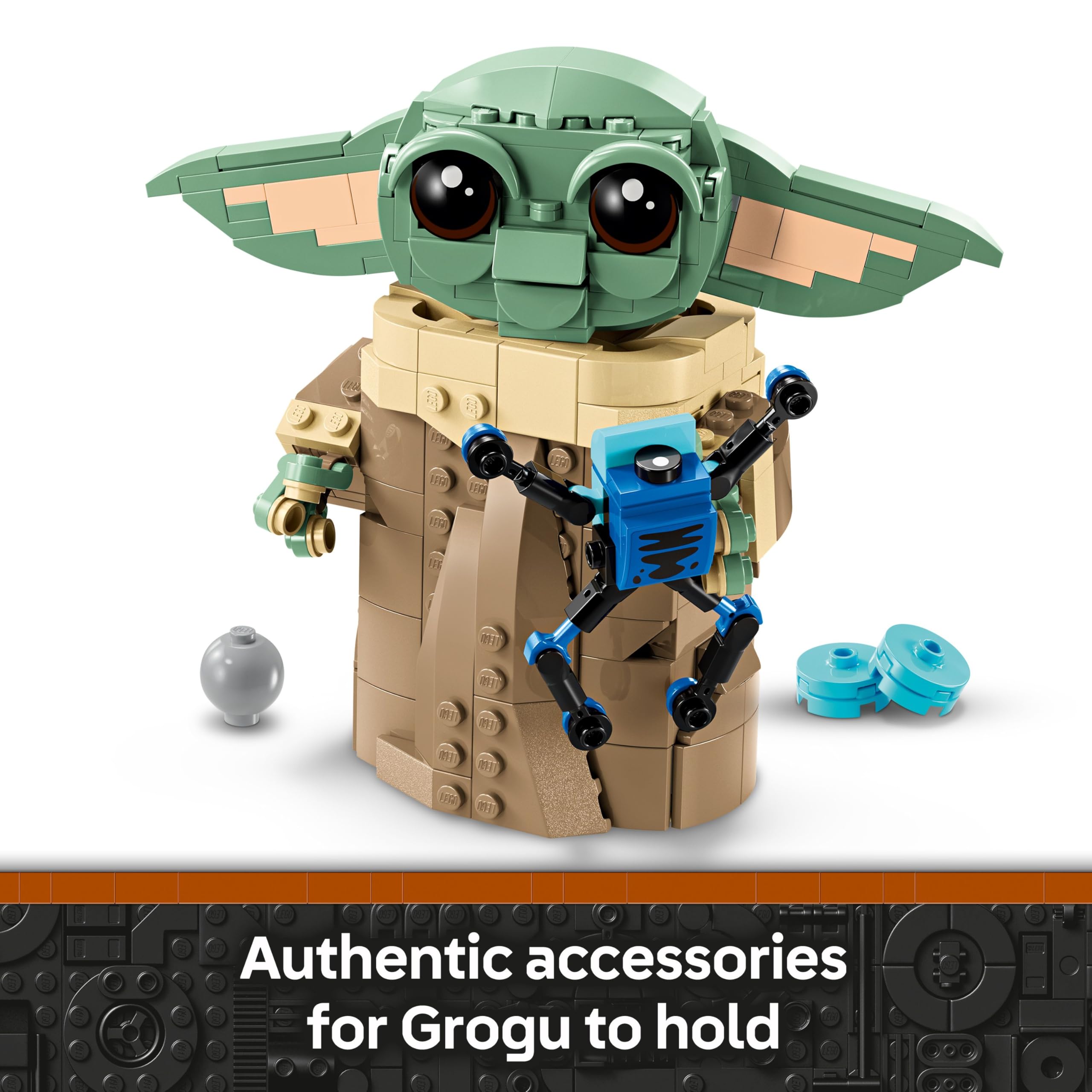 LEGO Star Wars 75403 Grogu with Hover Pram Building Toy Set - Buildable Display Model for Kids 10+ 5