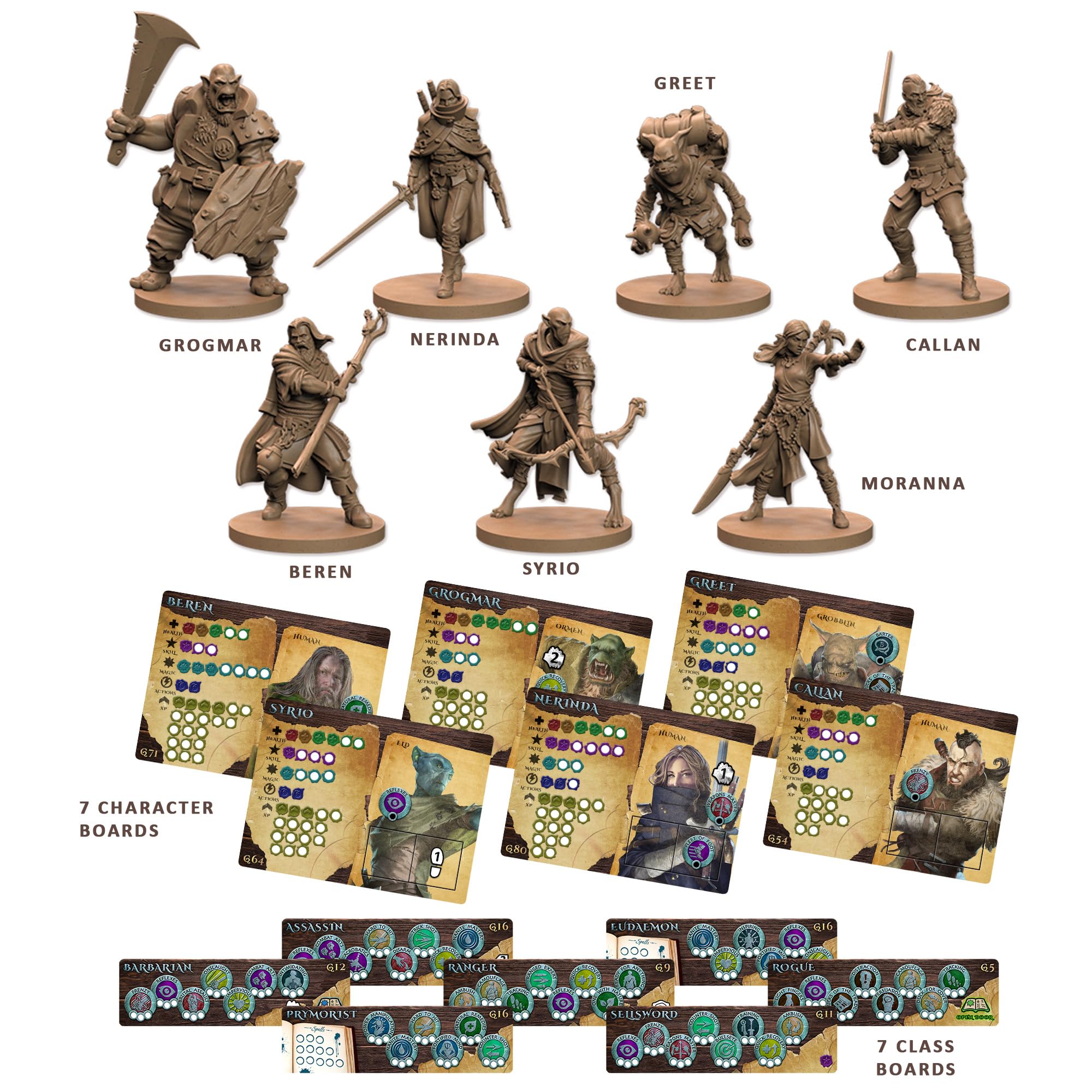 Battle Systems Maladum Dungeons of Enveron Starter Set - Fantasy Miniature Board Game 5