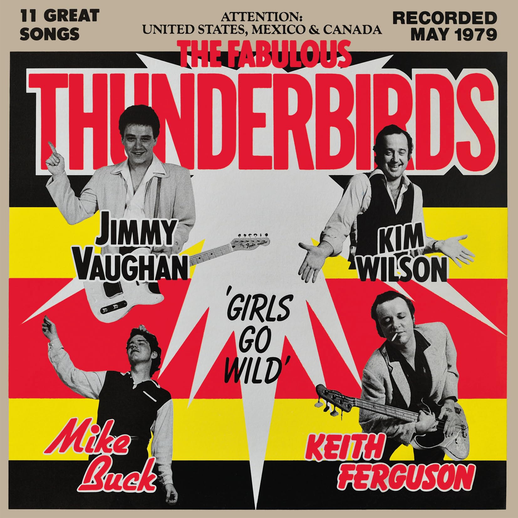 The Fabulous Thunderbirds - Girls Go Wild [12" Blue Vinyl]